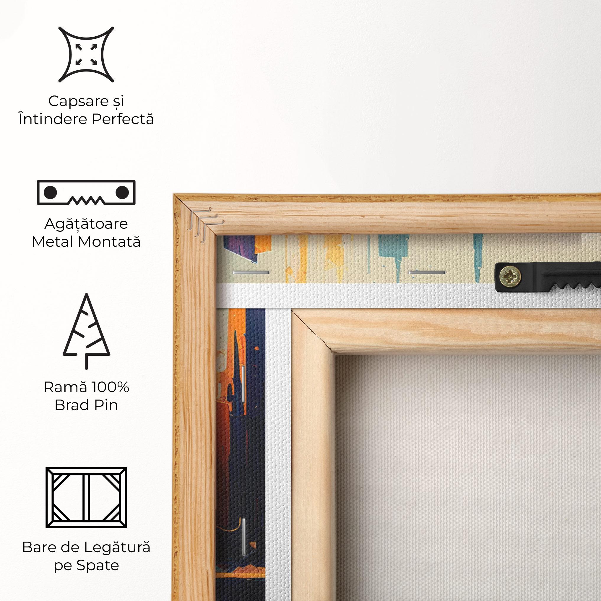 Tablou Canvas City Pain Art mockup 5