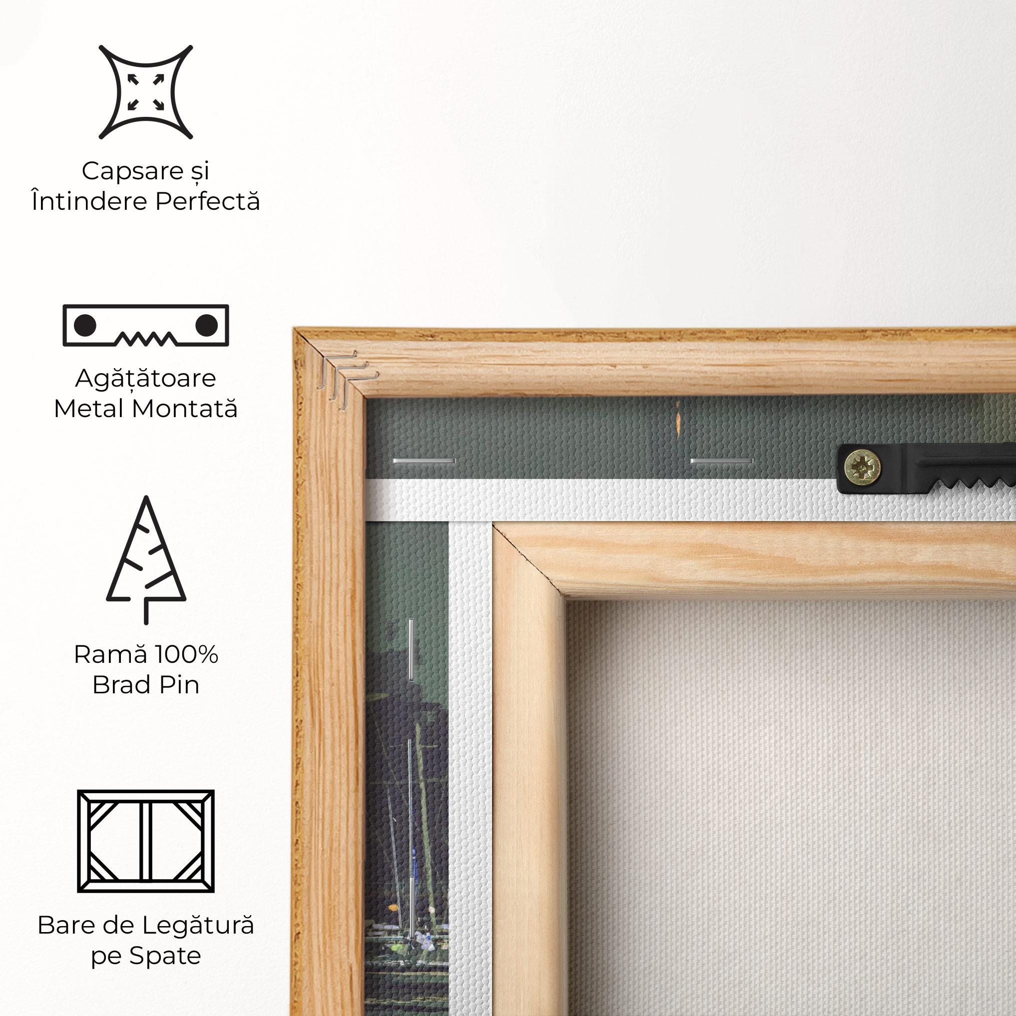 Tablou Canvas City Port mockup 5