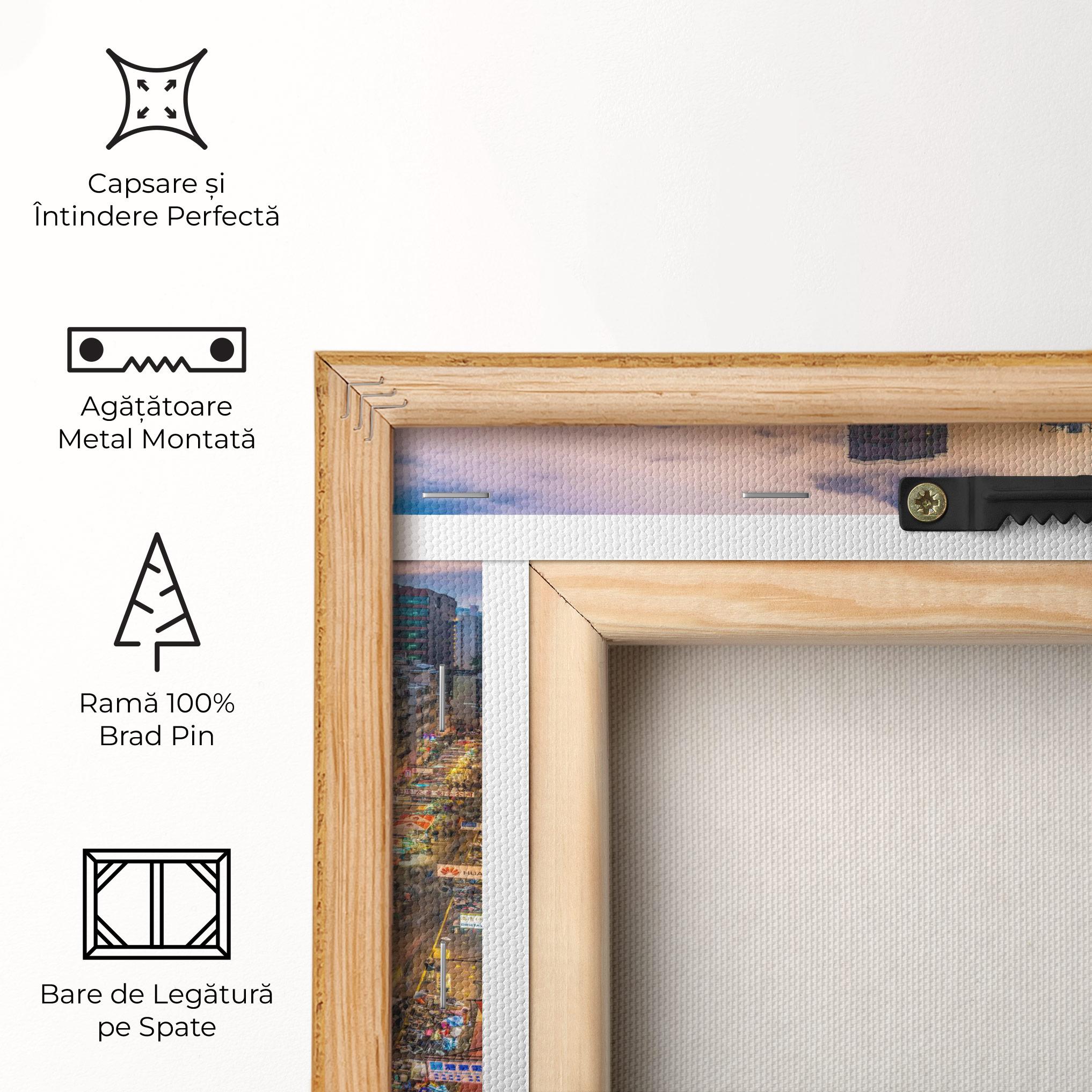 Tablou Canvas Colorful Building mockup 5