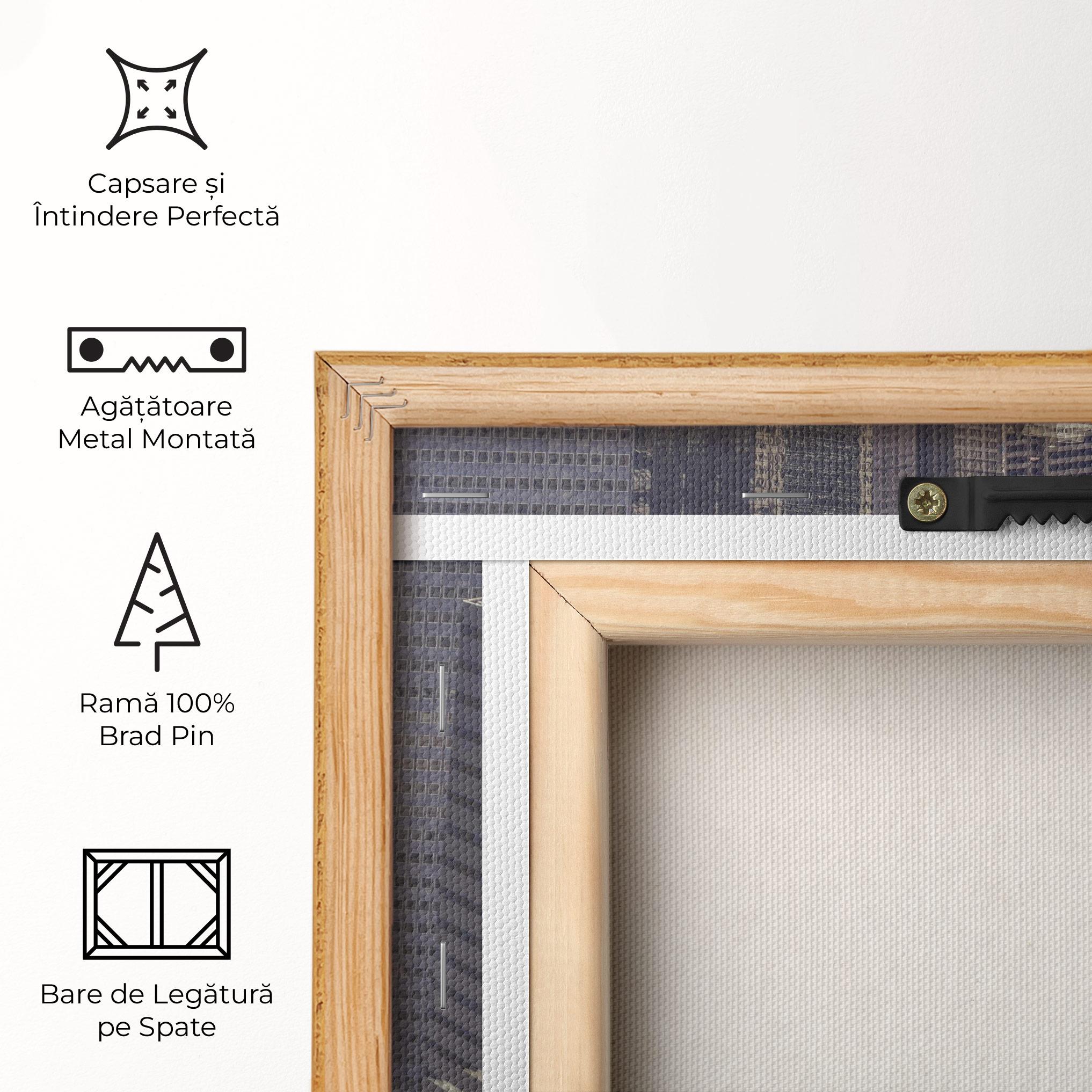 Tablou Canvas Cream Light Building mockup 5