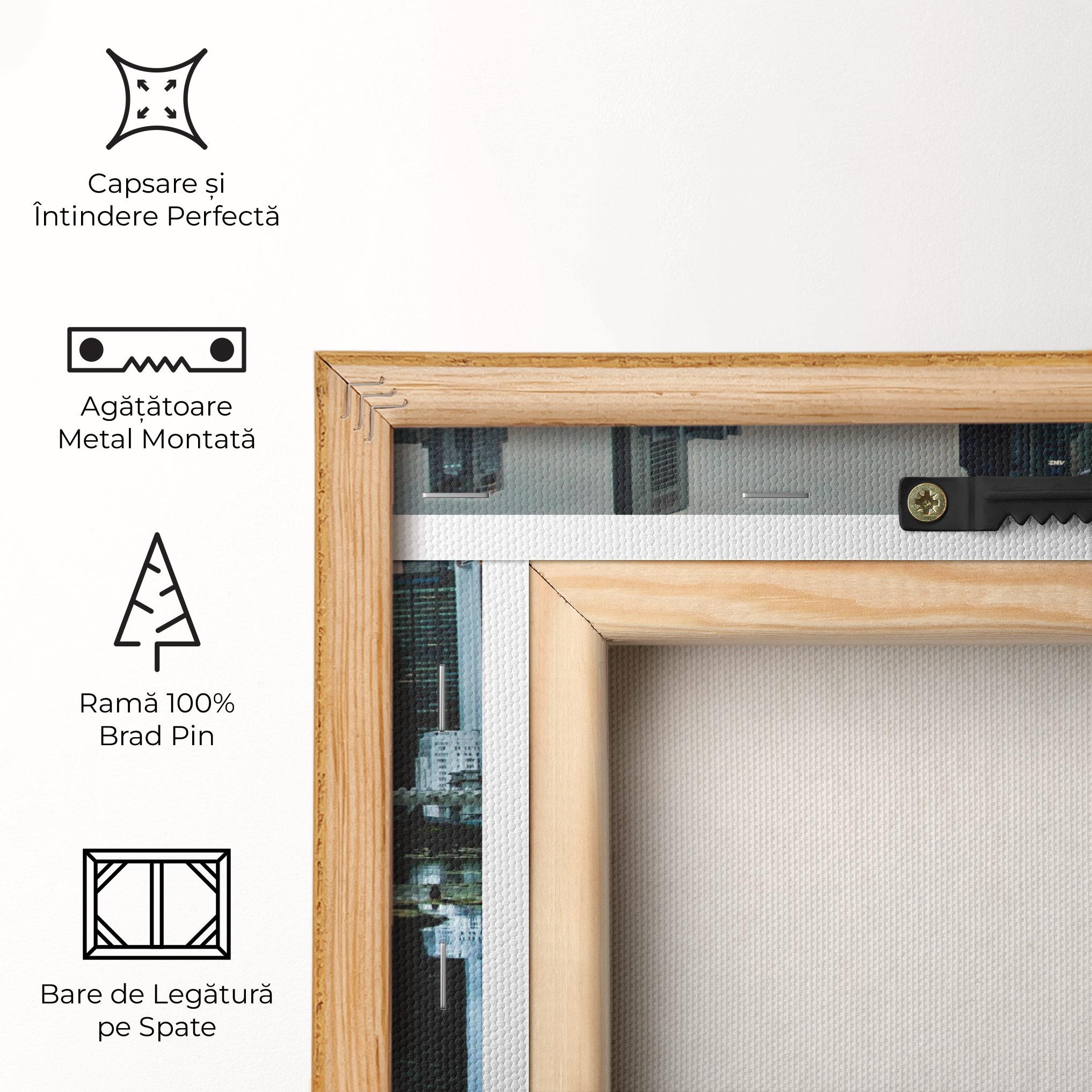 Tablou Canvas Urban Water Reflection mockup 5