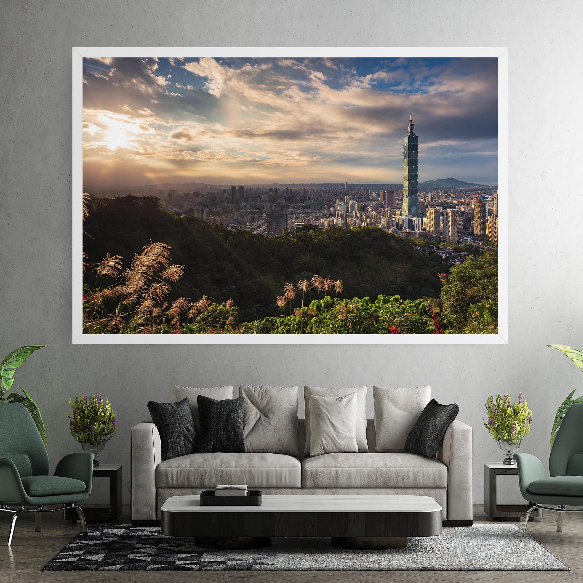 Tablou Canvas Big Building Daylight mockup 7