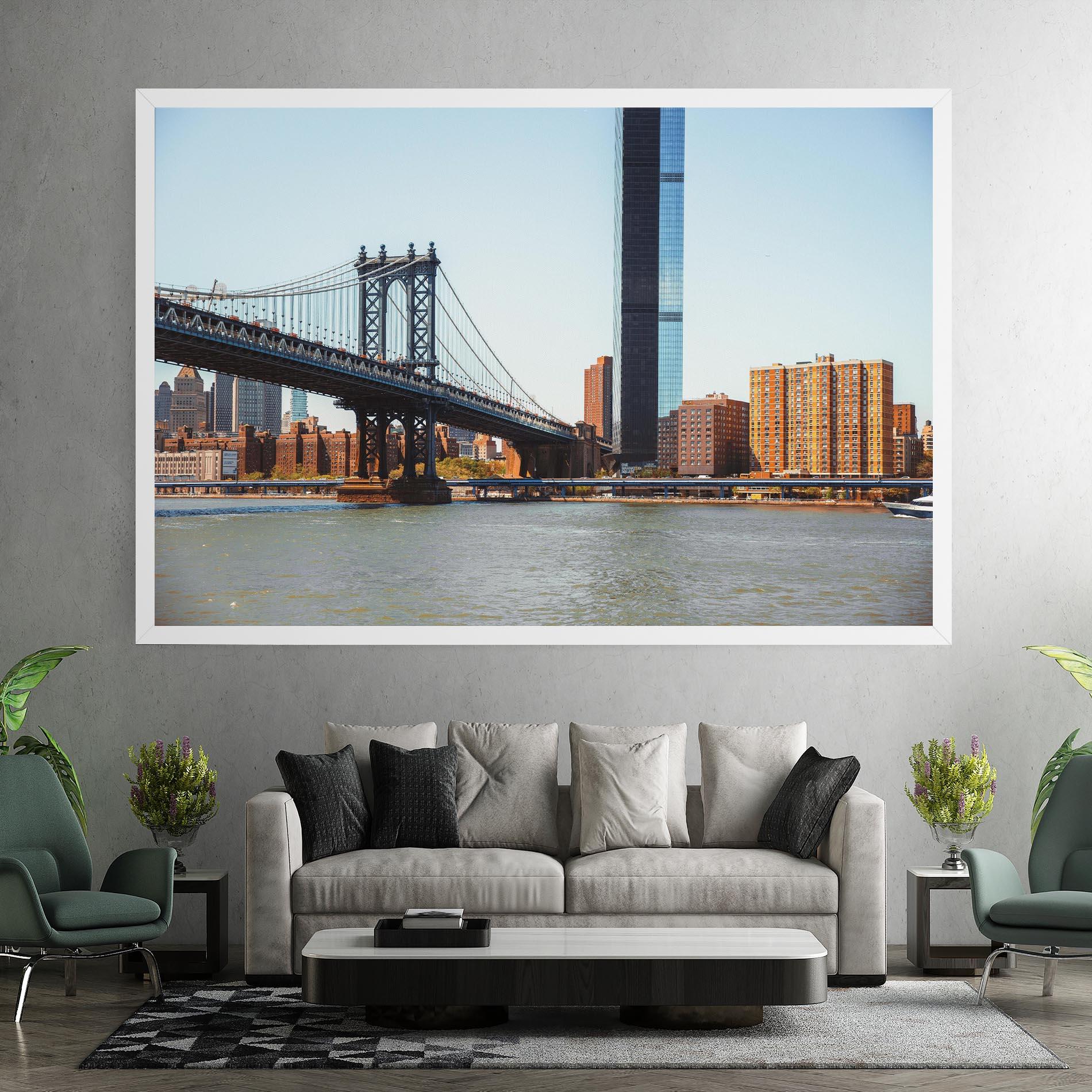 Tablou Canvas Big City Bridge mockup 7