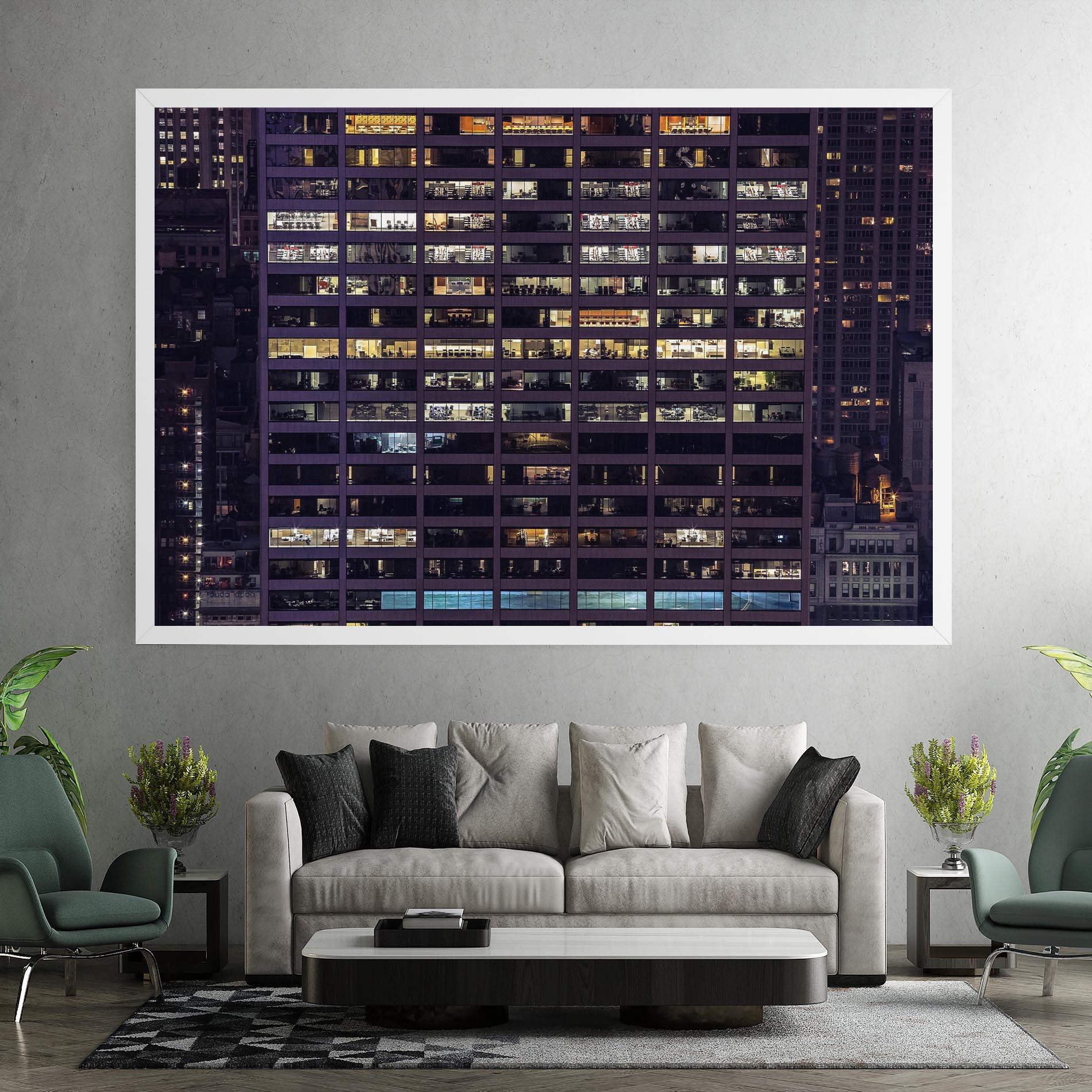 Tablou Canvas Building Lights mockup 7