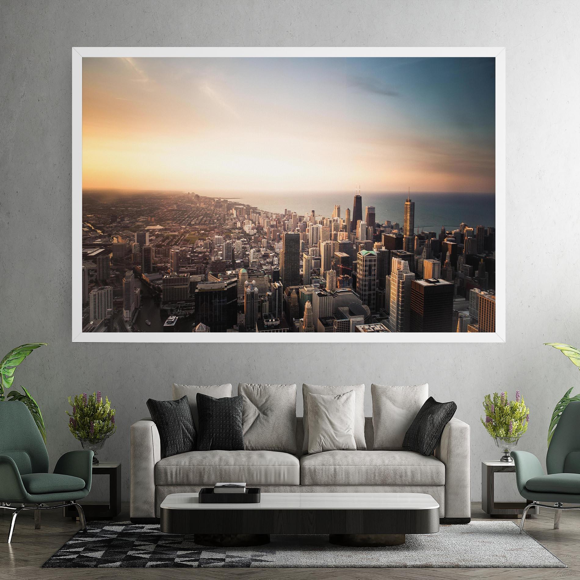 Tablou Canvas City Buildings mockup 7