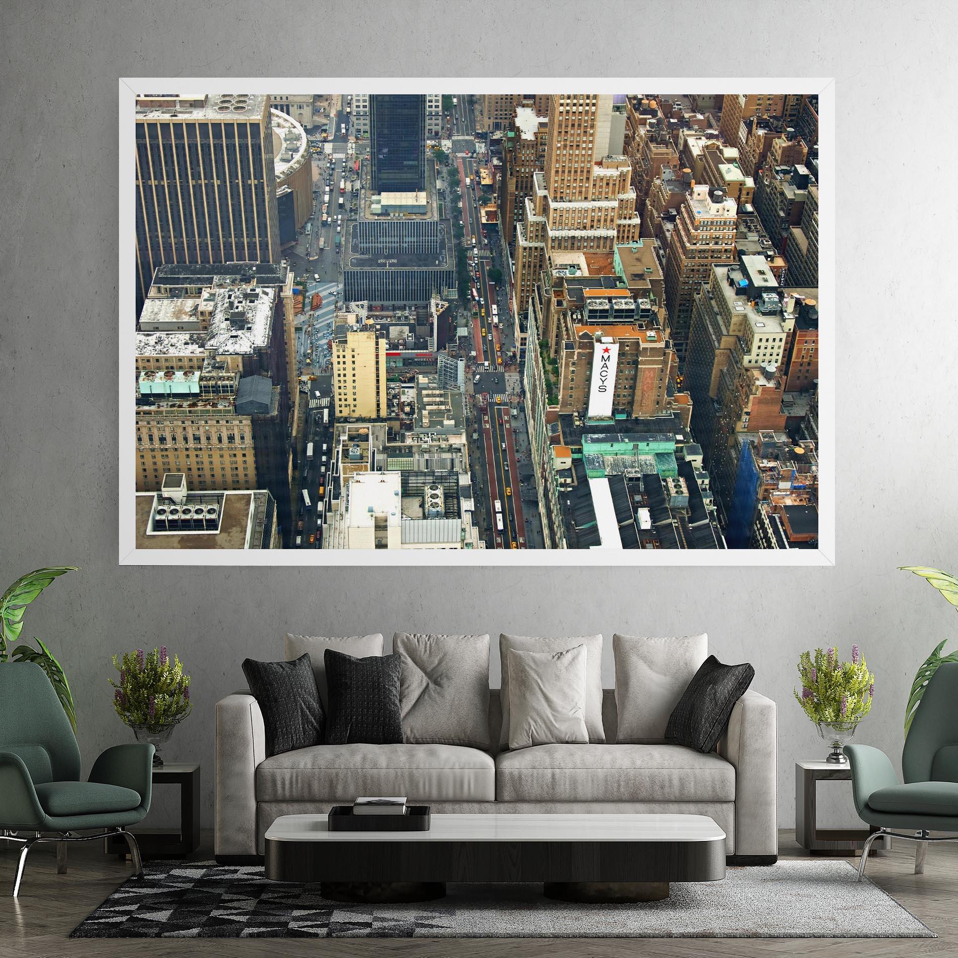 Tablou Canvas Cream Tall Building mockup 7