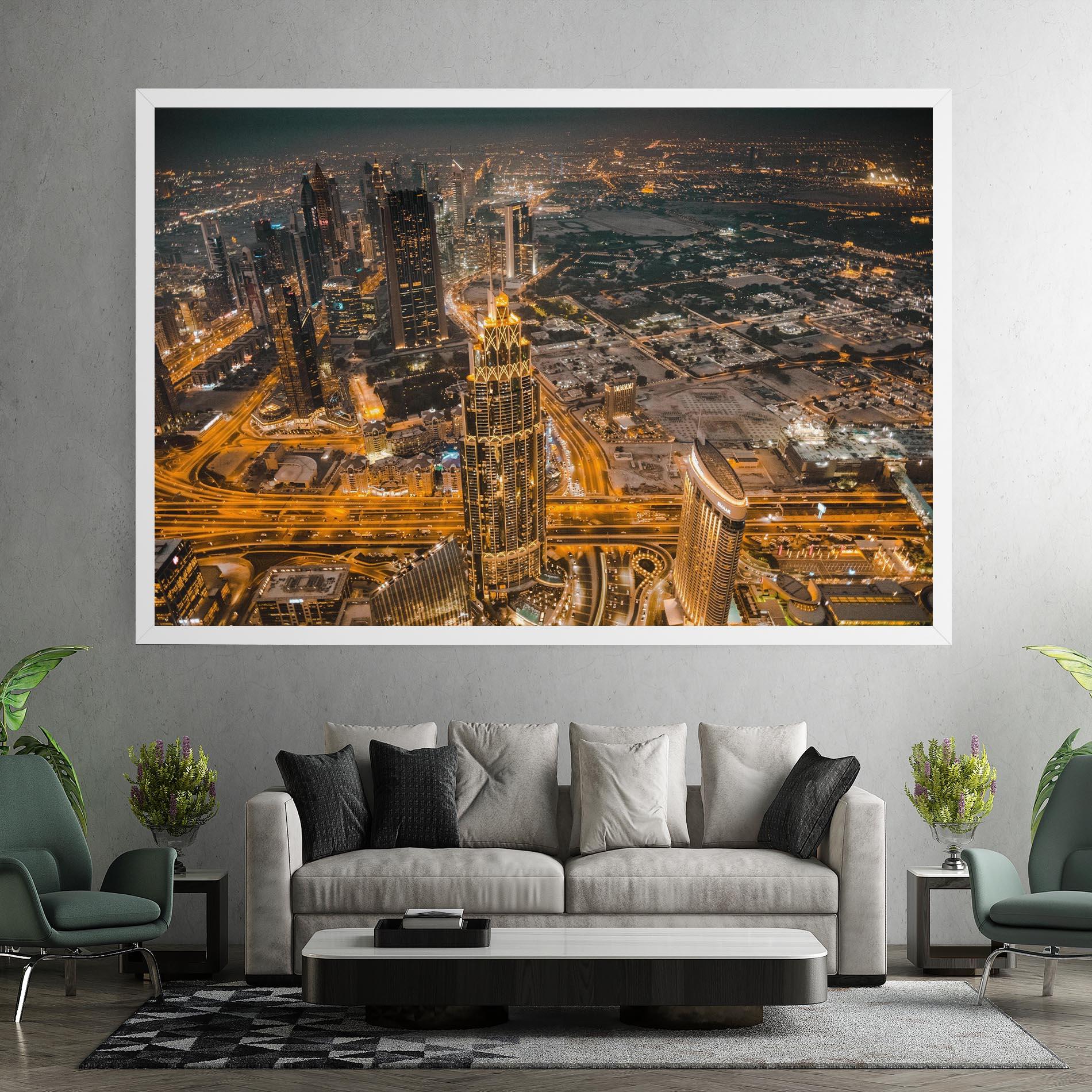Tablou Canvas Dubai Lights mockup 7