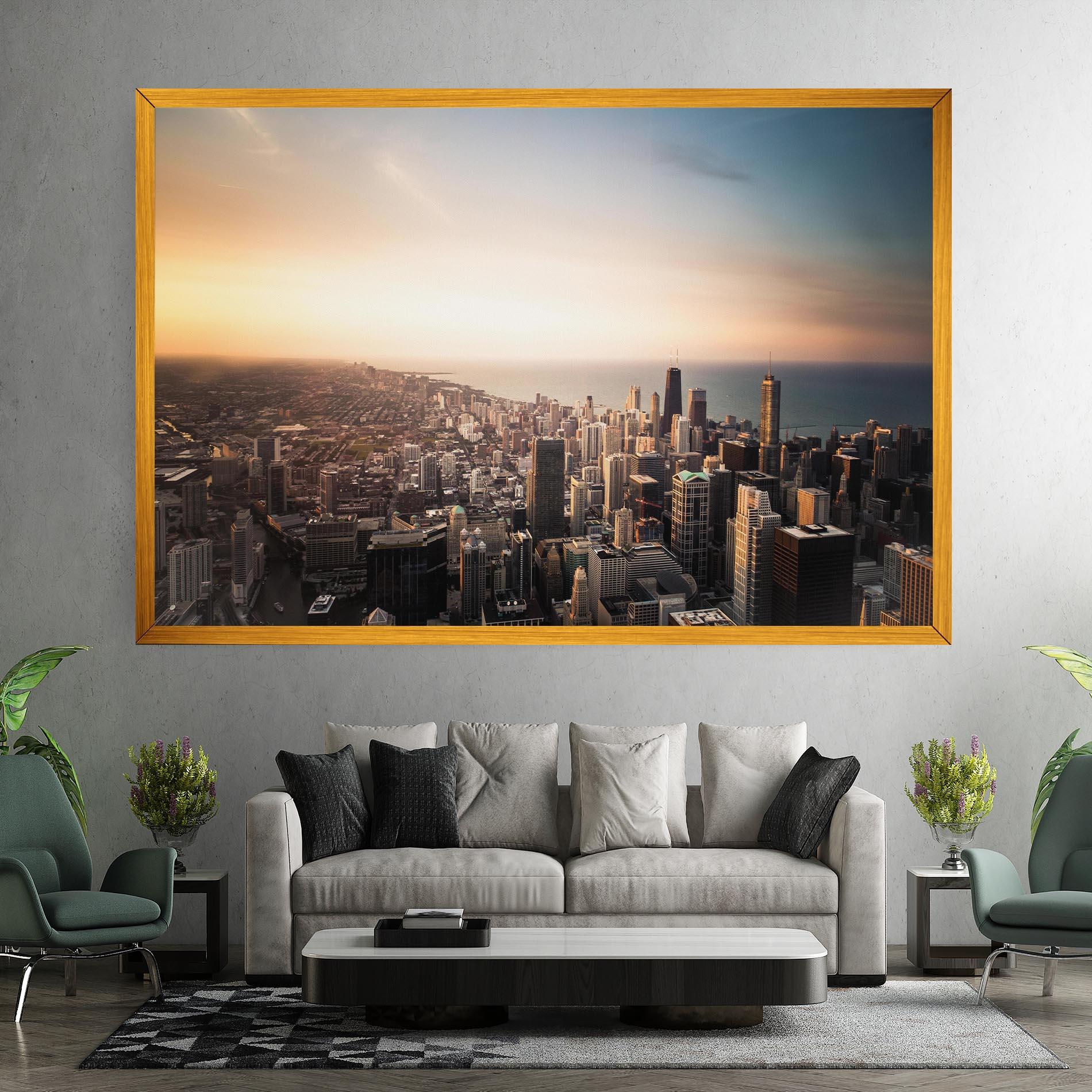 Tablou Canvas City Buildings mockup 7