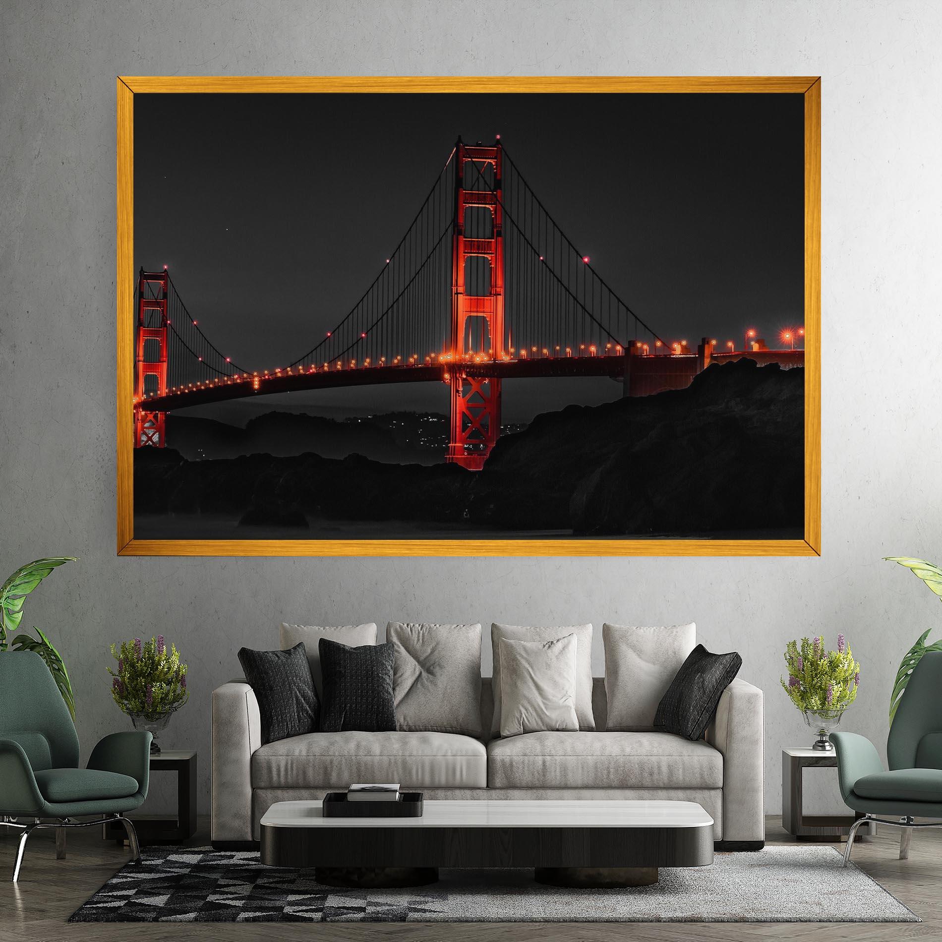 Tablou Canvas Golden Gate Bridge mockup 7