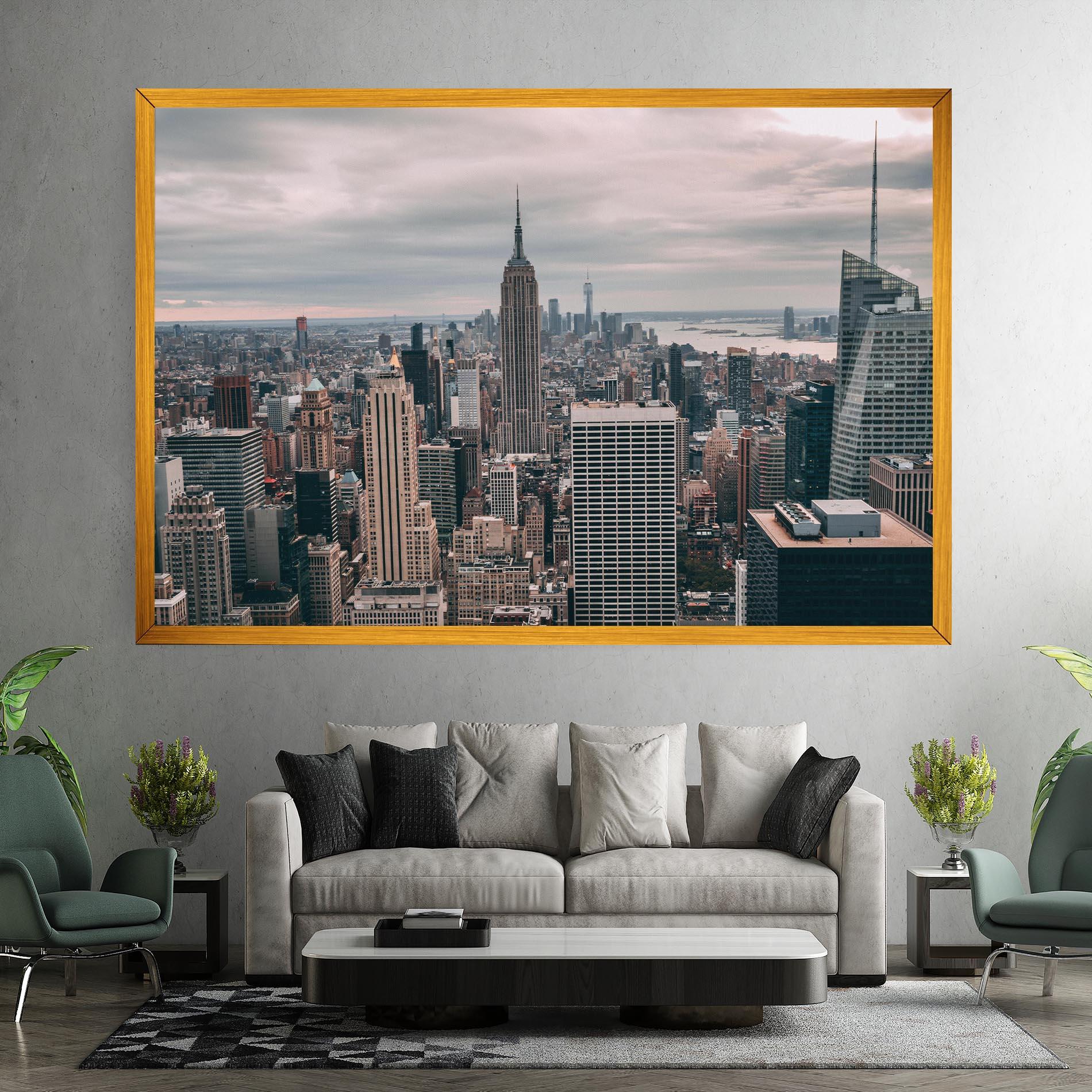 Tablou Canvas High View Building mockup 7