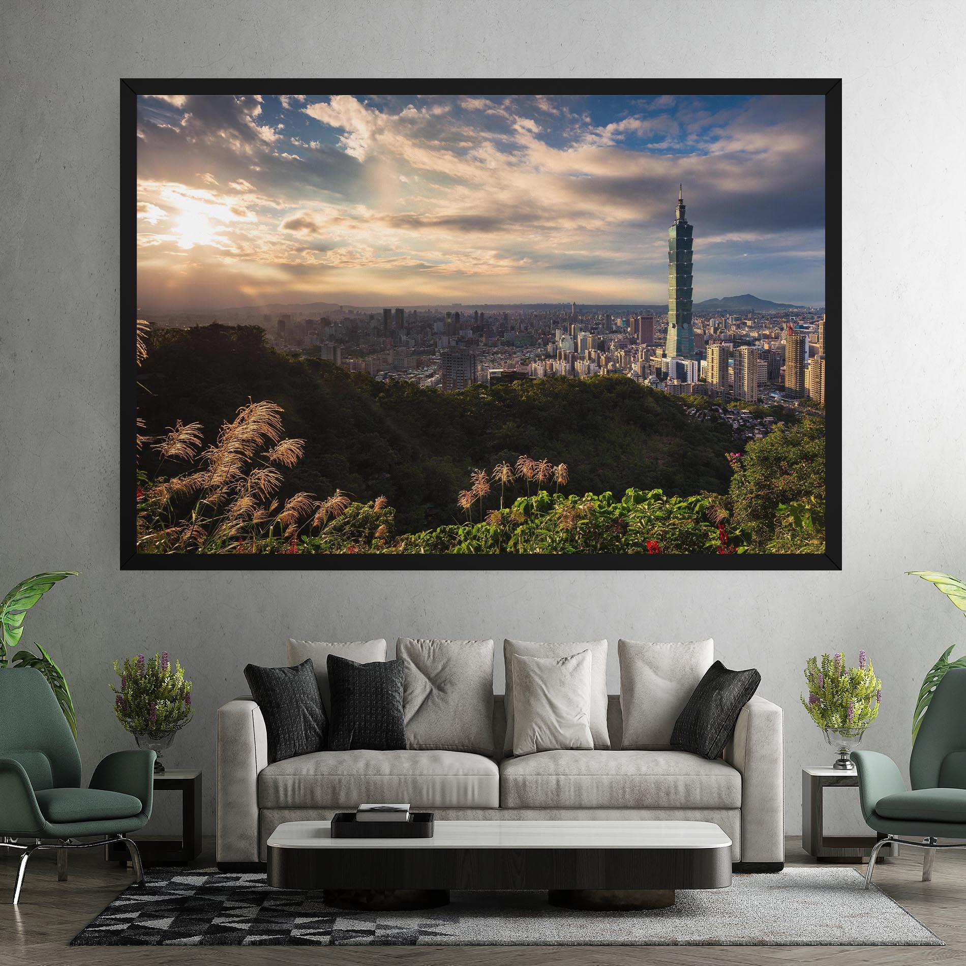 Tablou Canvas Big Building Daylight mockup 7