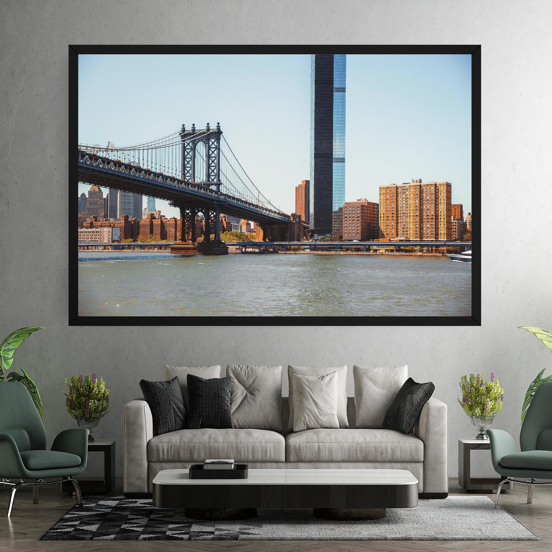 Tablou Canvas Big City Bridge mockup 7