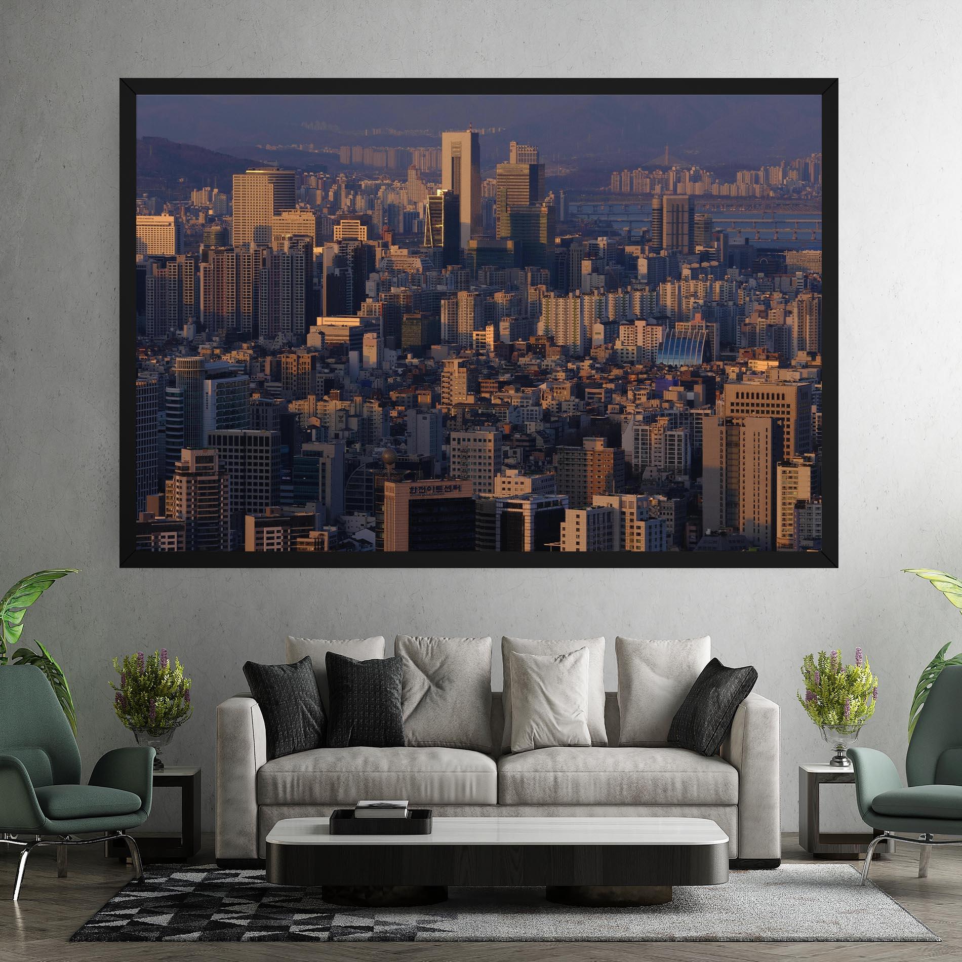 Tablou Canvas Big City mockup 7