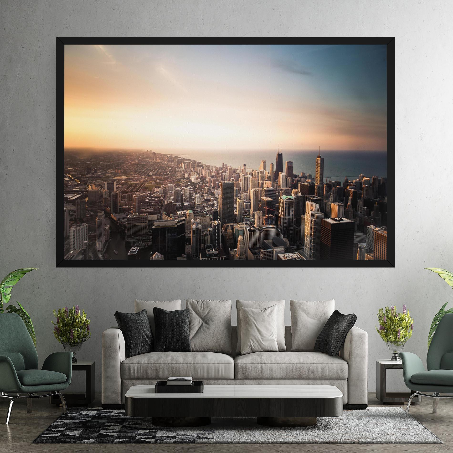 Tablou Canvas City Buildings mockup 7