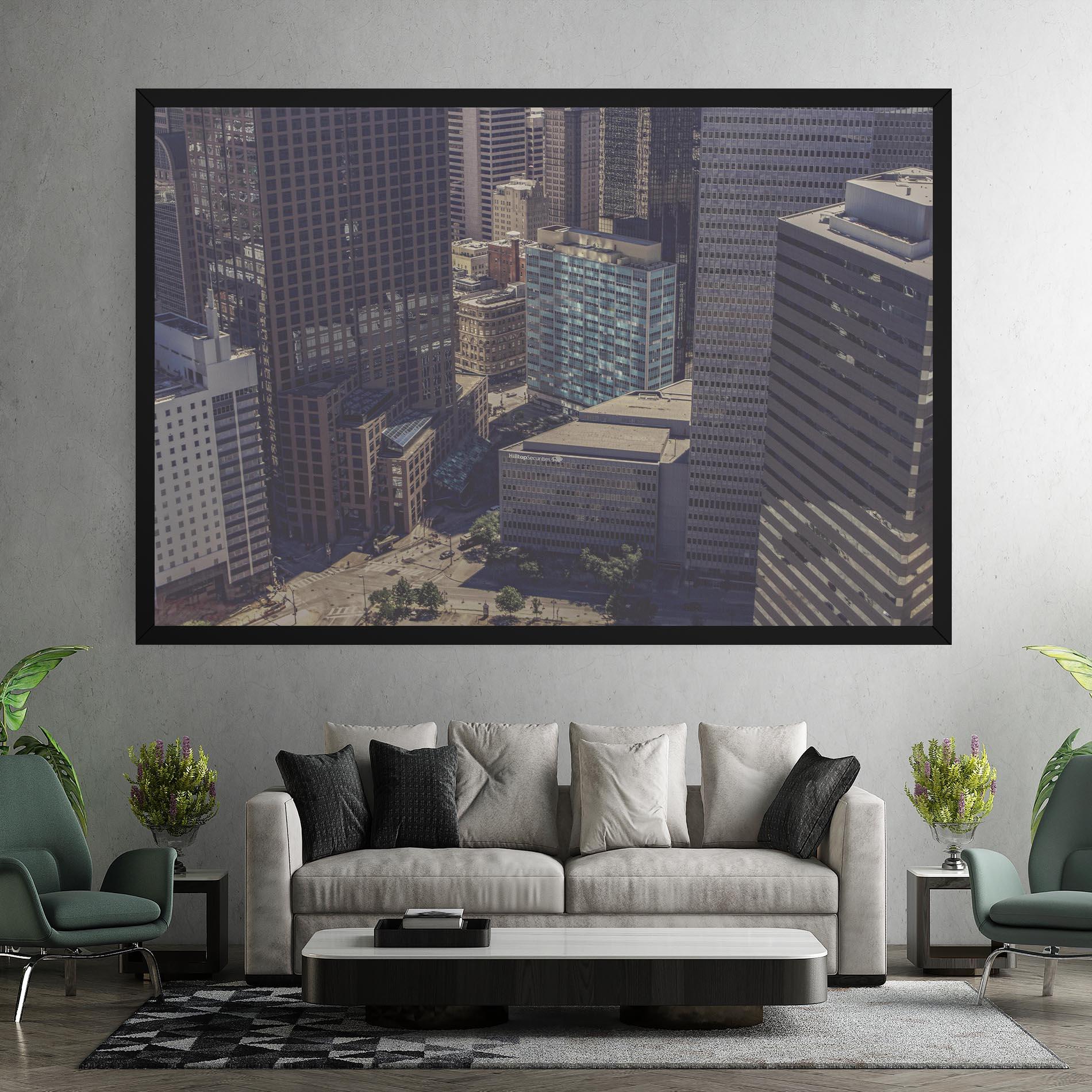 Tablou Canvas Cream Light Building mockup 7