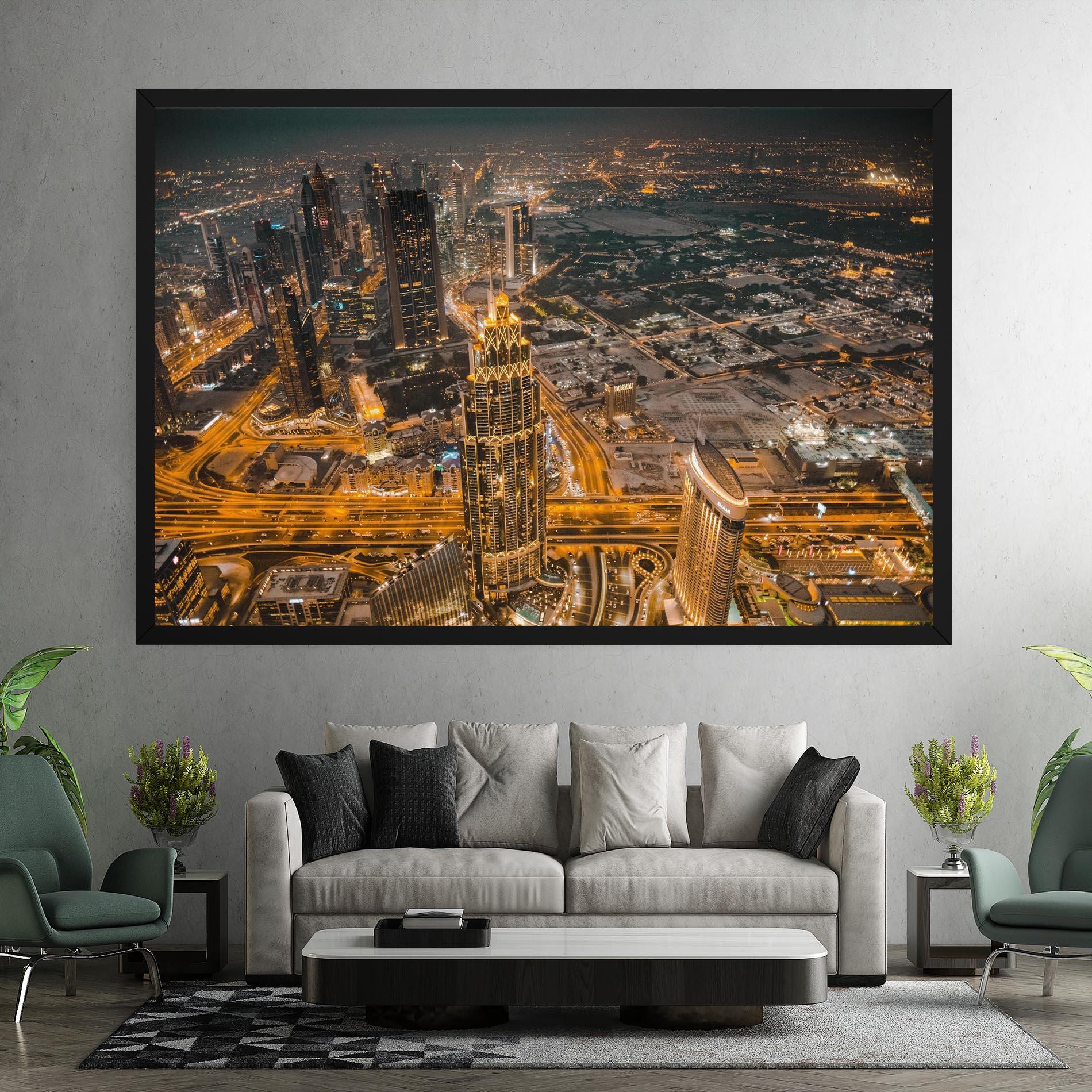 Tablou Canvas Dubai Lights mockup 7