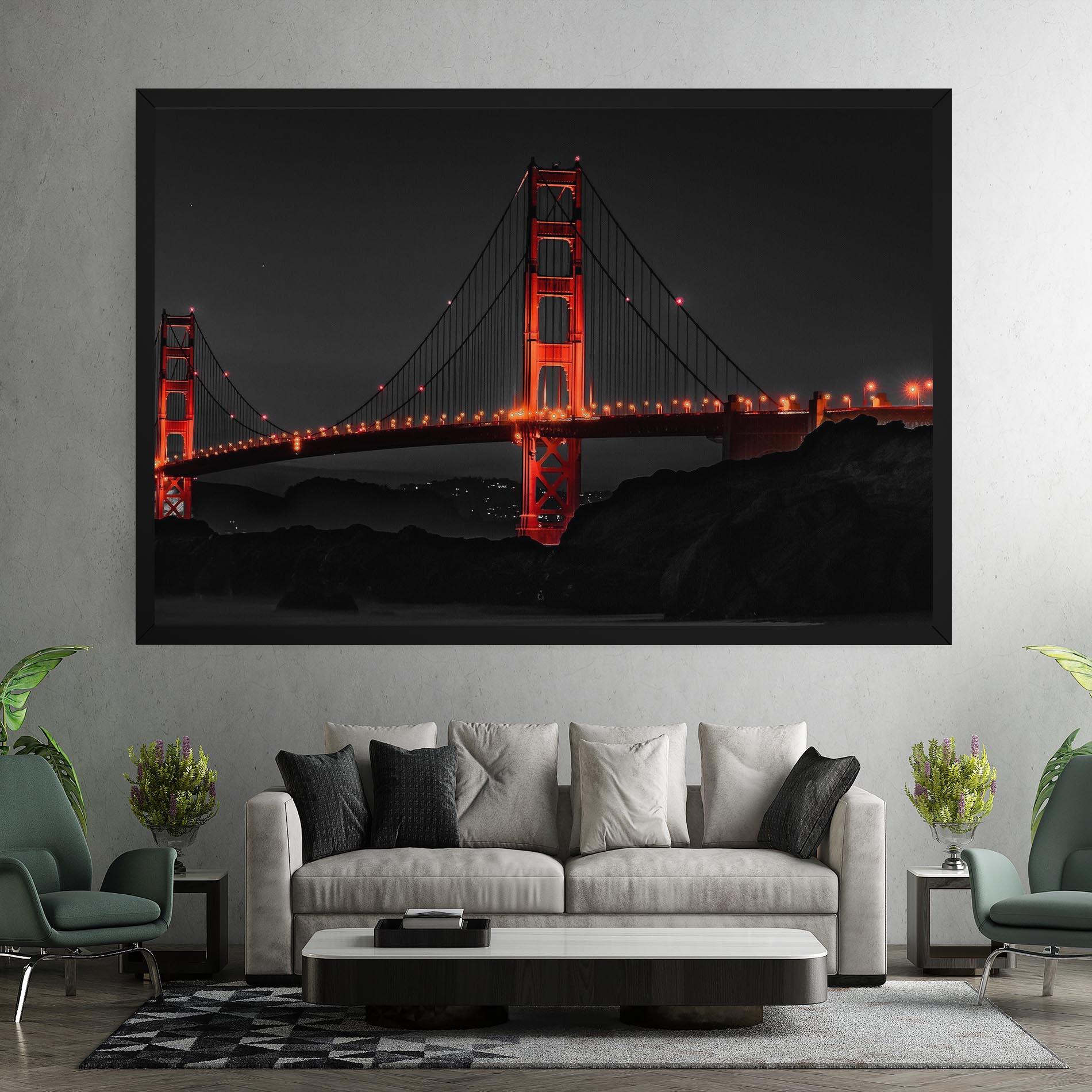 Tablou Canvas Golden Gate Bridge mockup 7