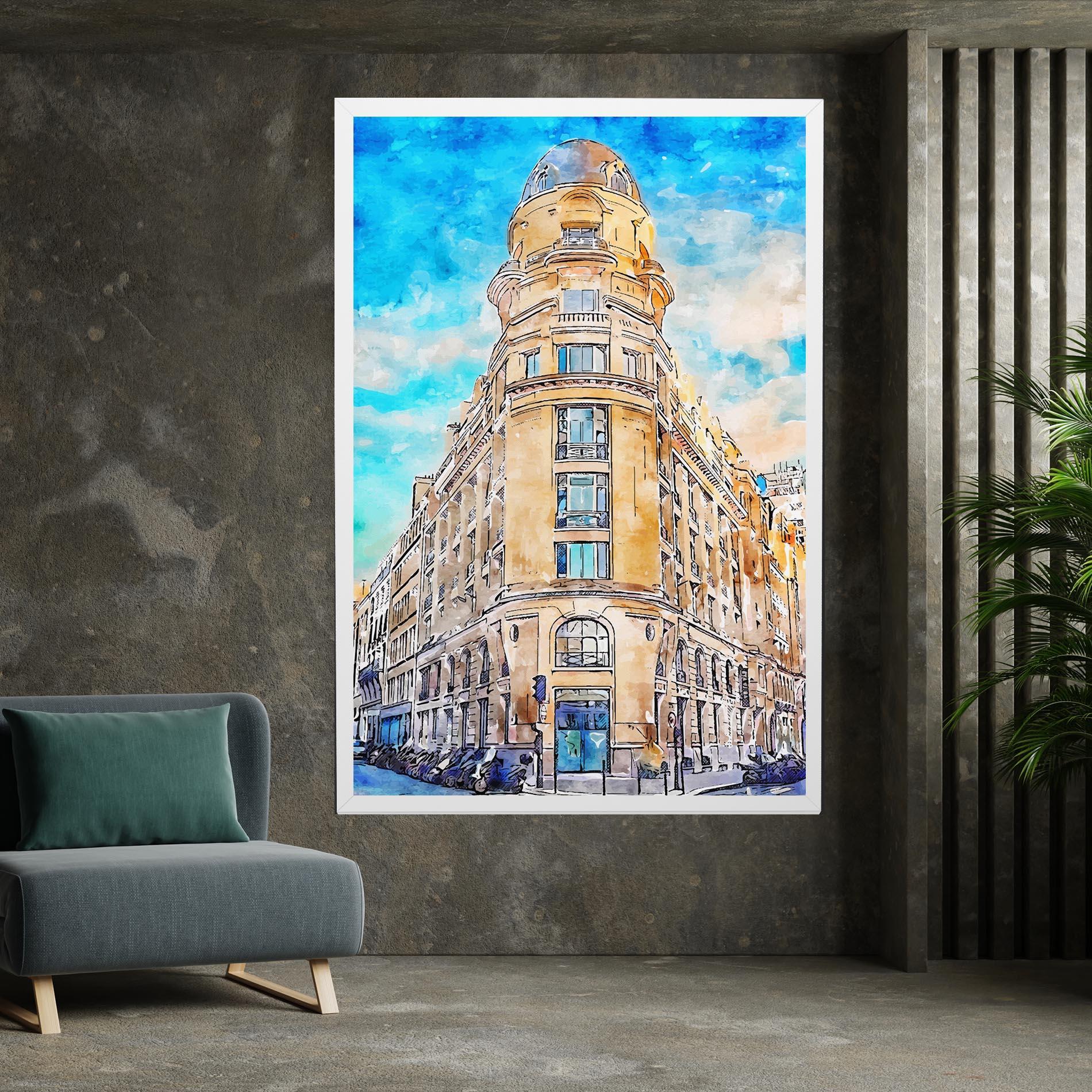 Tablou Canvas Paris Painting mockup 7
