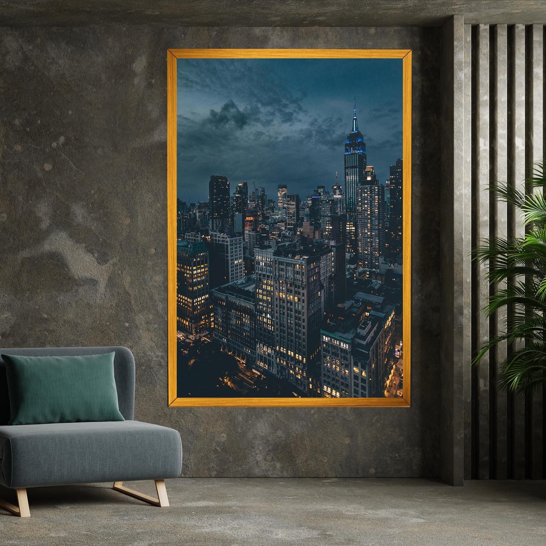 Tablou Canvas City Night mockup 7