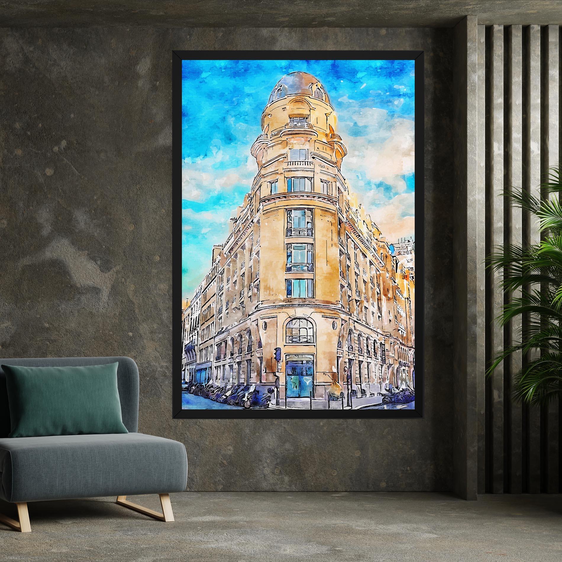 Tablou Canvas Paris Painting mockup 7
