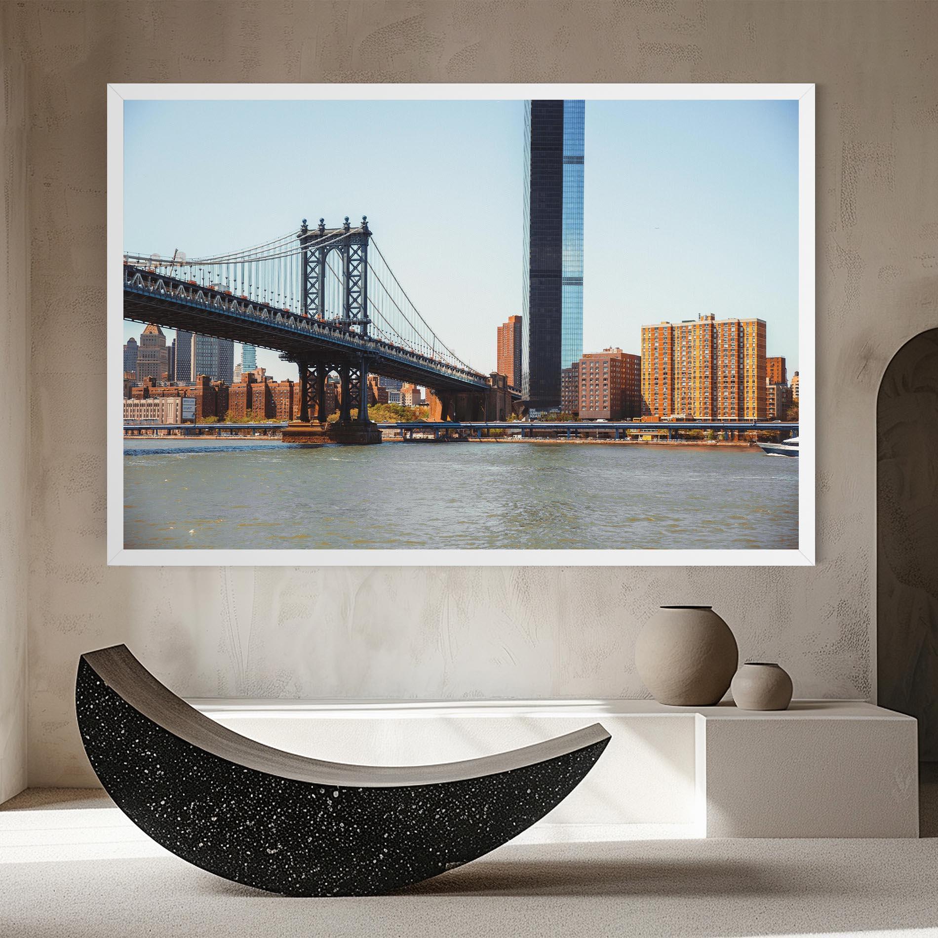 Tablou Canvas Big City Bridge mockup 8