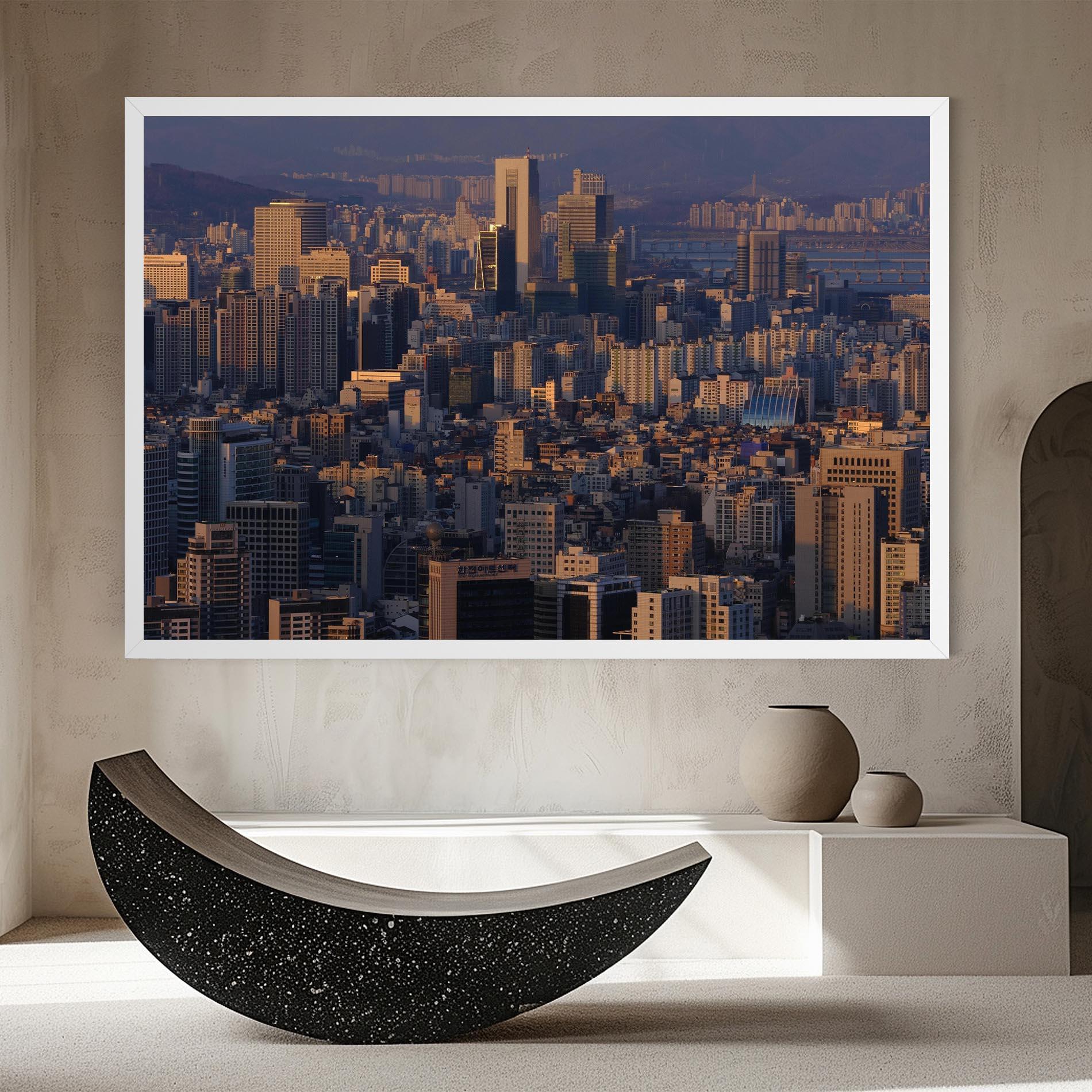 Tablou Canvas Big City mockup 8
