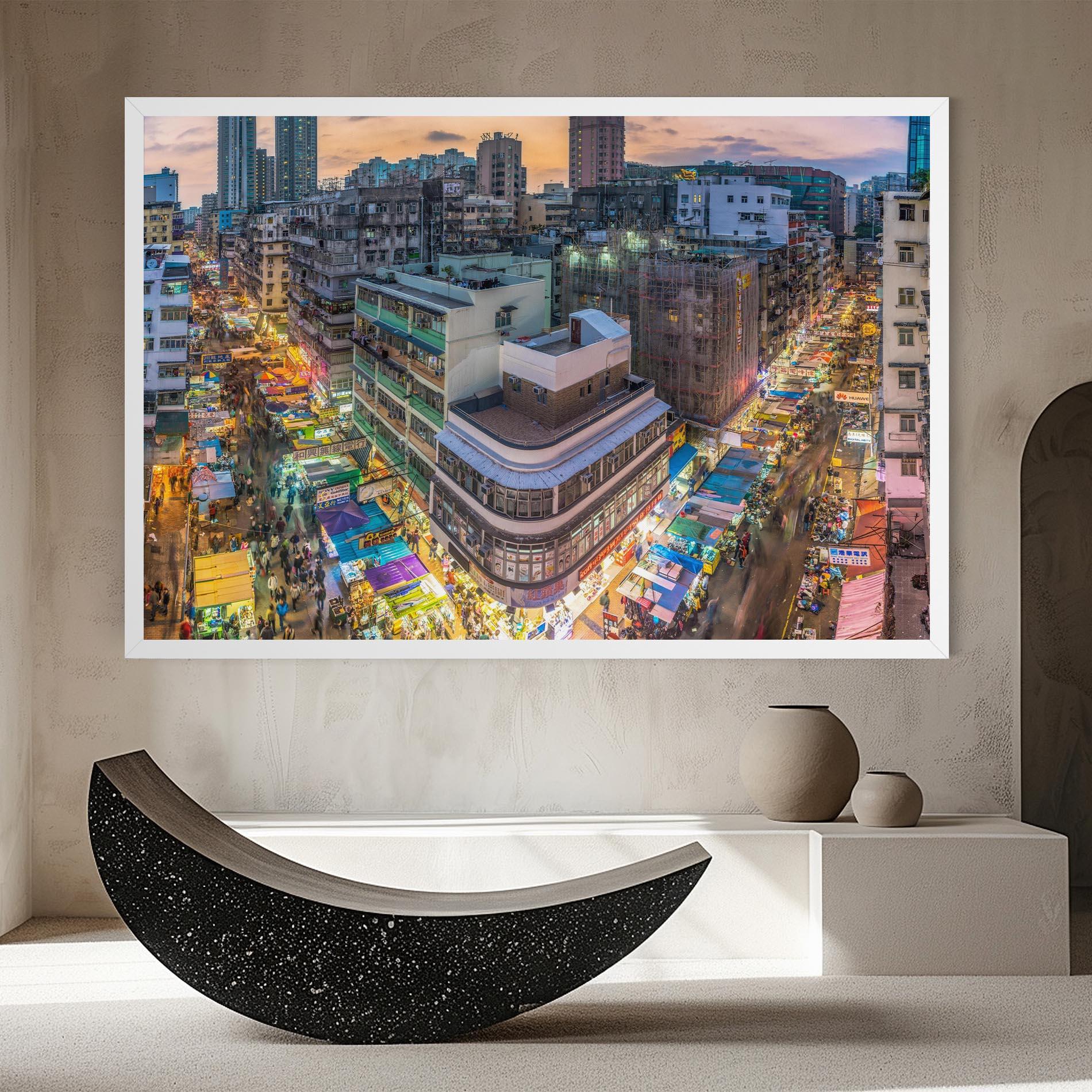 Tablou Canvas Colorful Building mockup 8