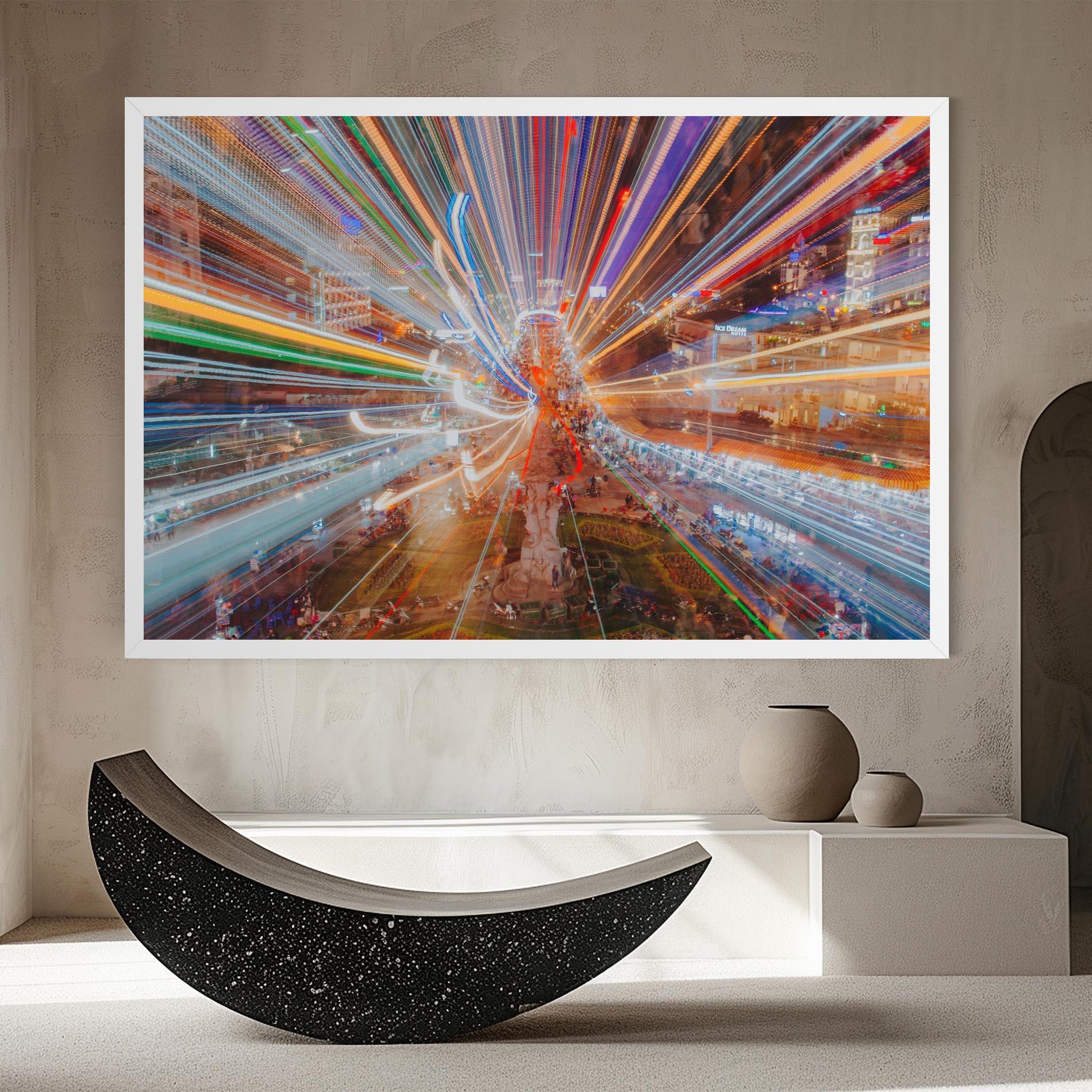 Tablou Canvas Colorful Light City mockup 8