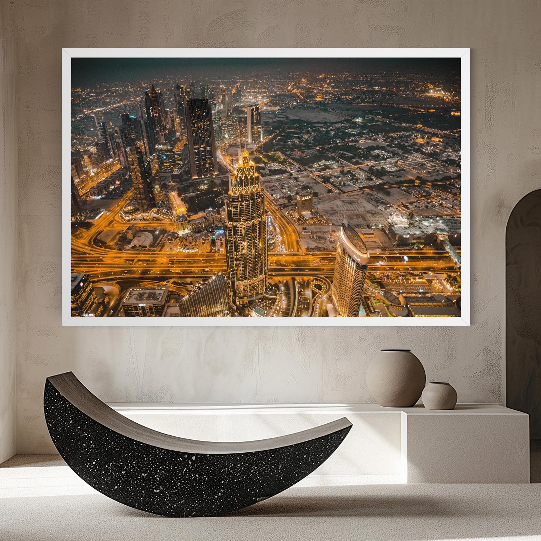 Tablou Canvas Dubai Lights mockup 8