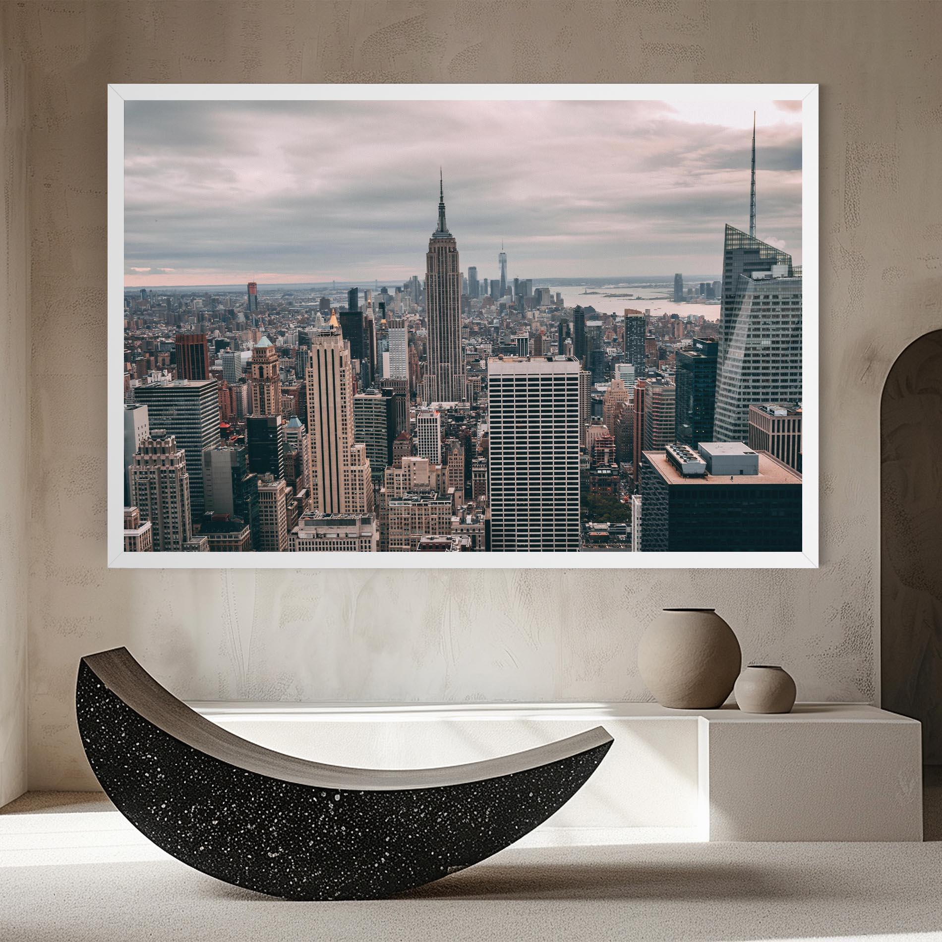 Tablou Canvas High View Building mockup 8