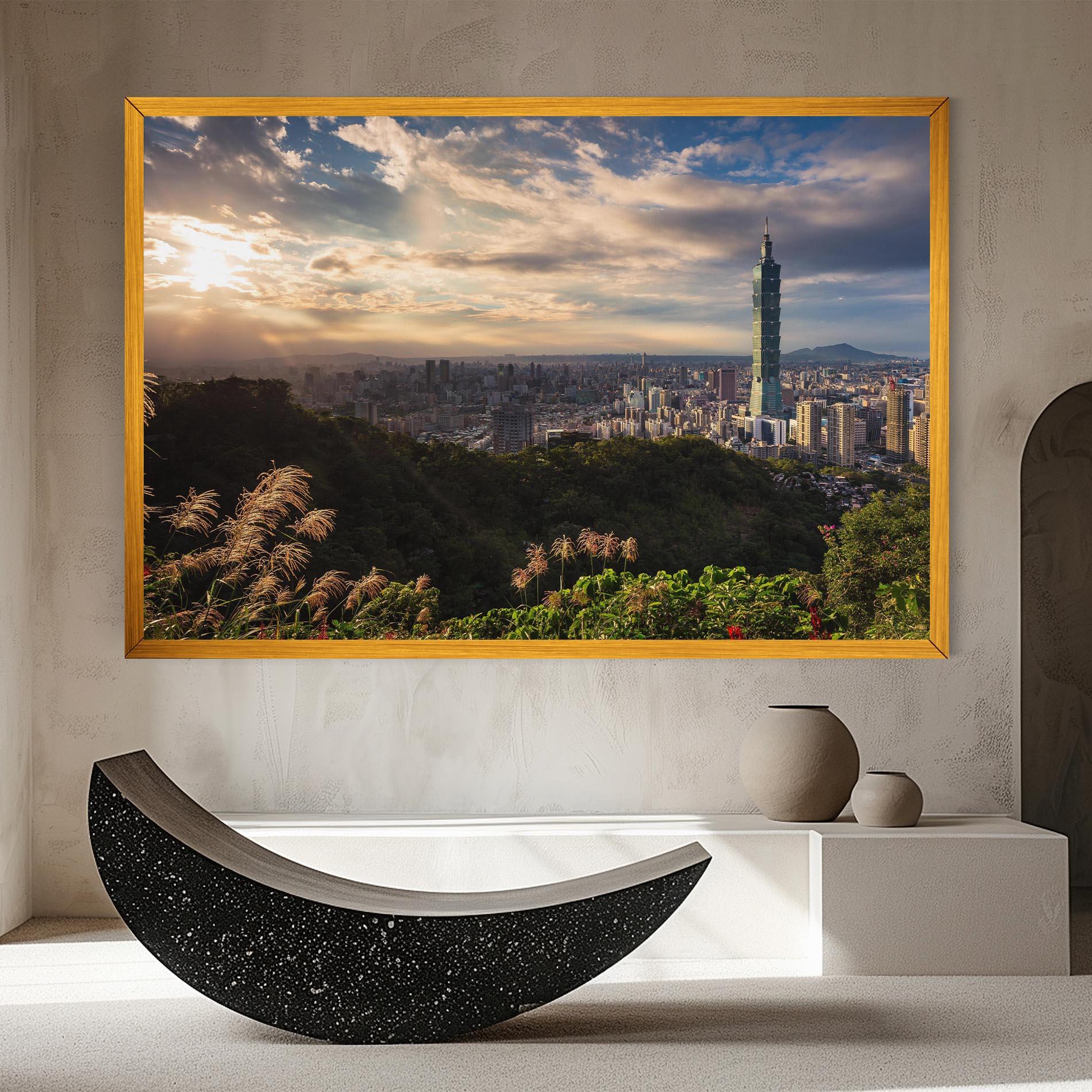 Tablou Canvas Big Building Daylight mockup 8