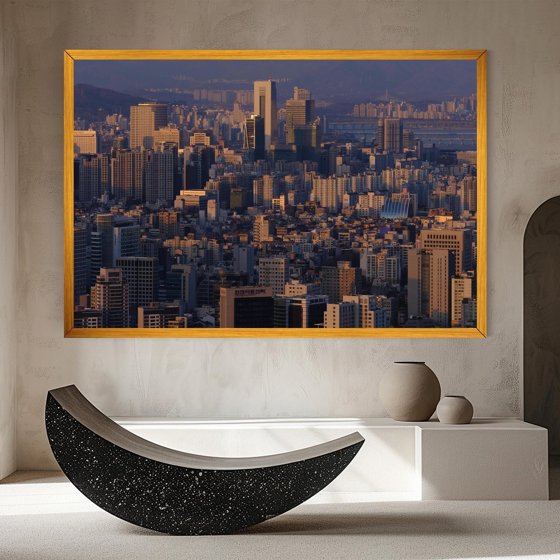Tablou Canvas Big City mockup 8