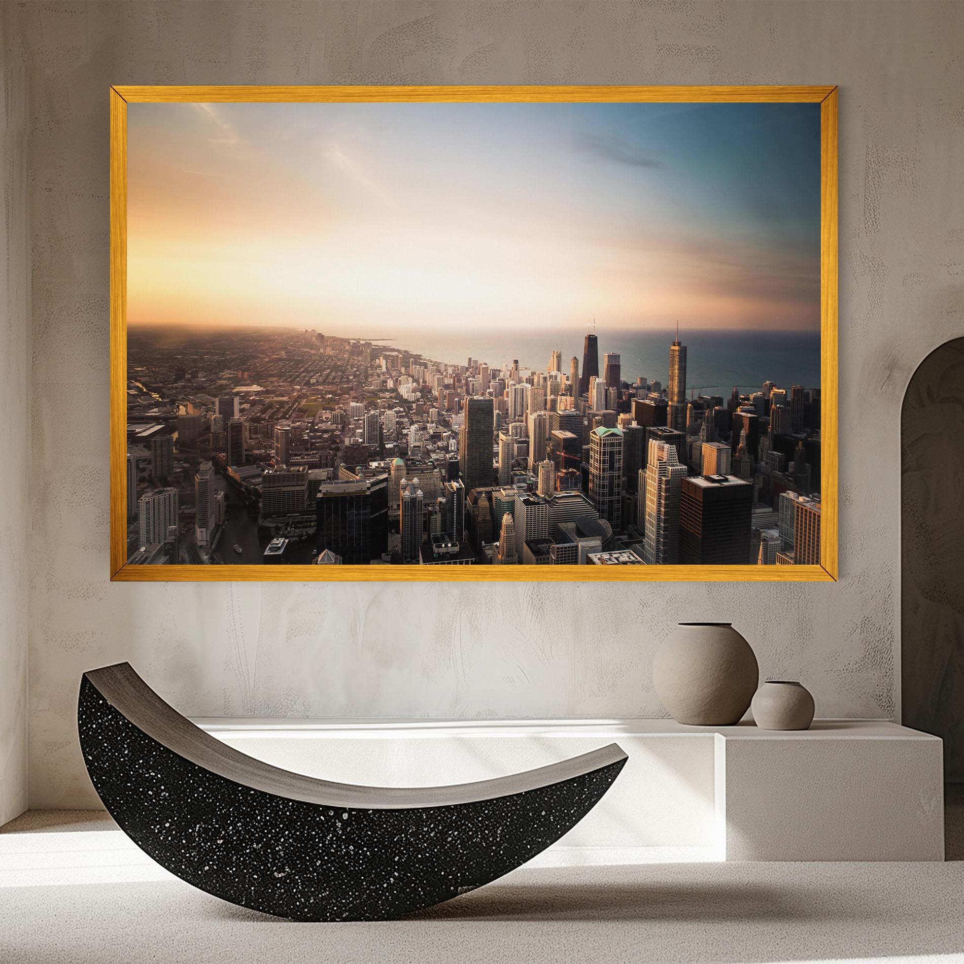 Tablou Canvas City Buildings mockup 8