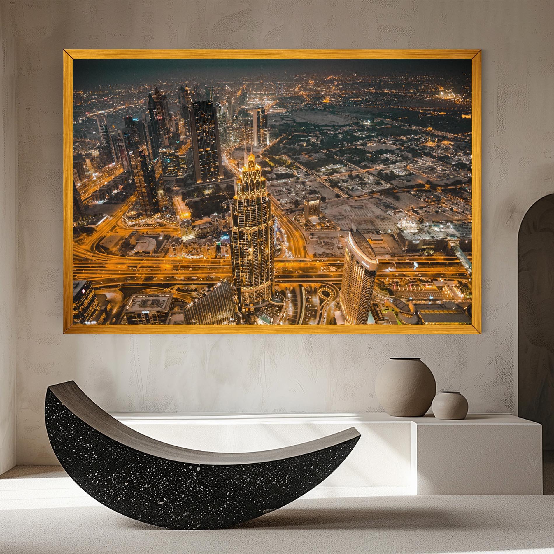 Tablou Canvas Dubai Lights mockup 8