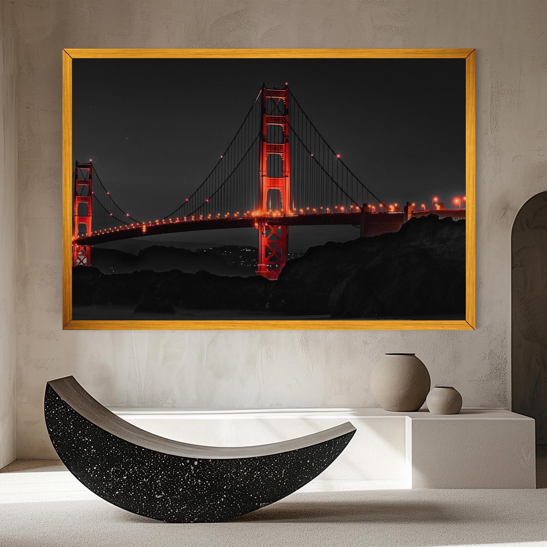 Tablou Canvas Golden Gate Bridge mockup 8