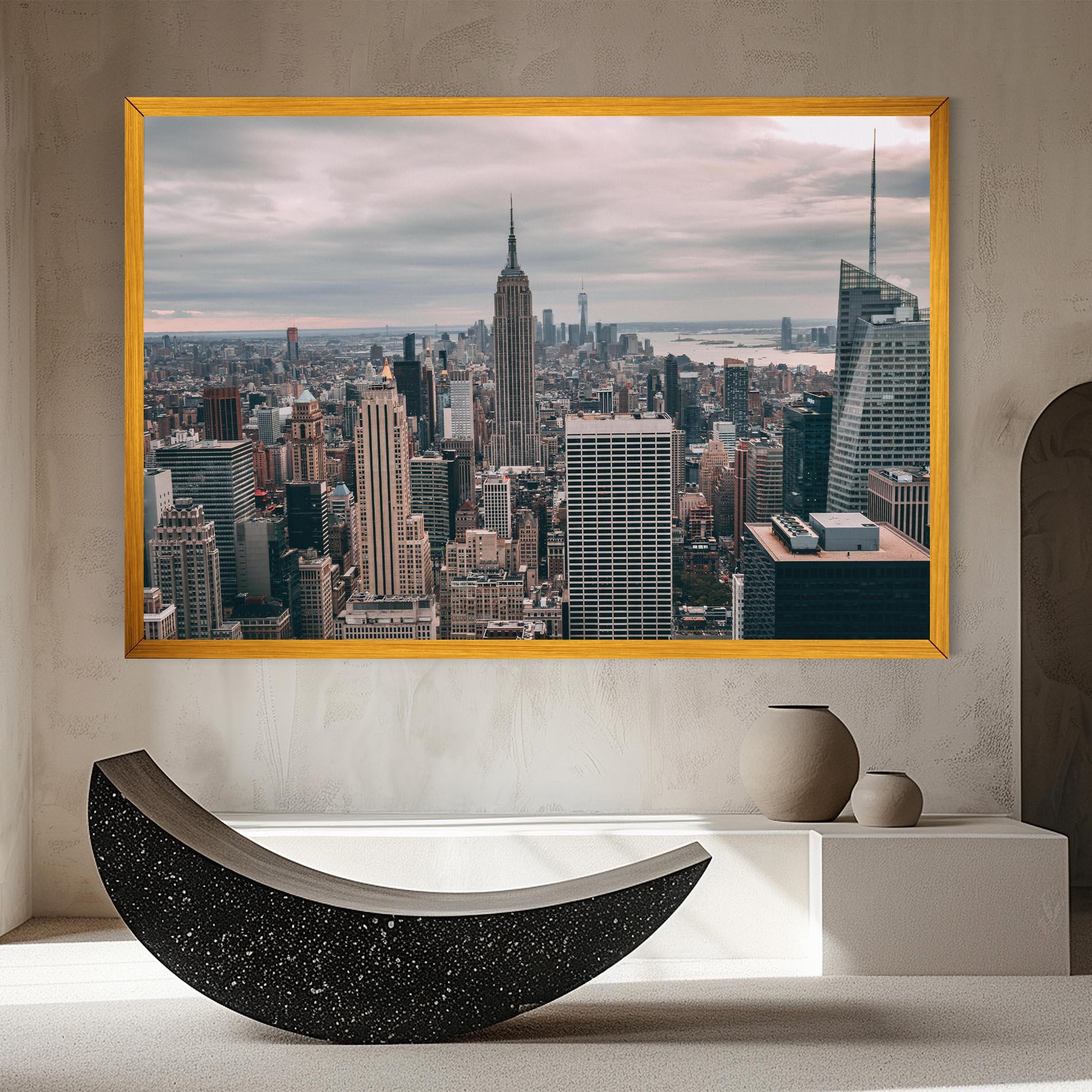 Tablou Canvas High View Building mockup 8