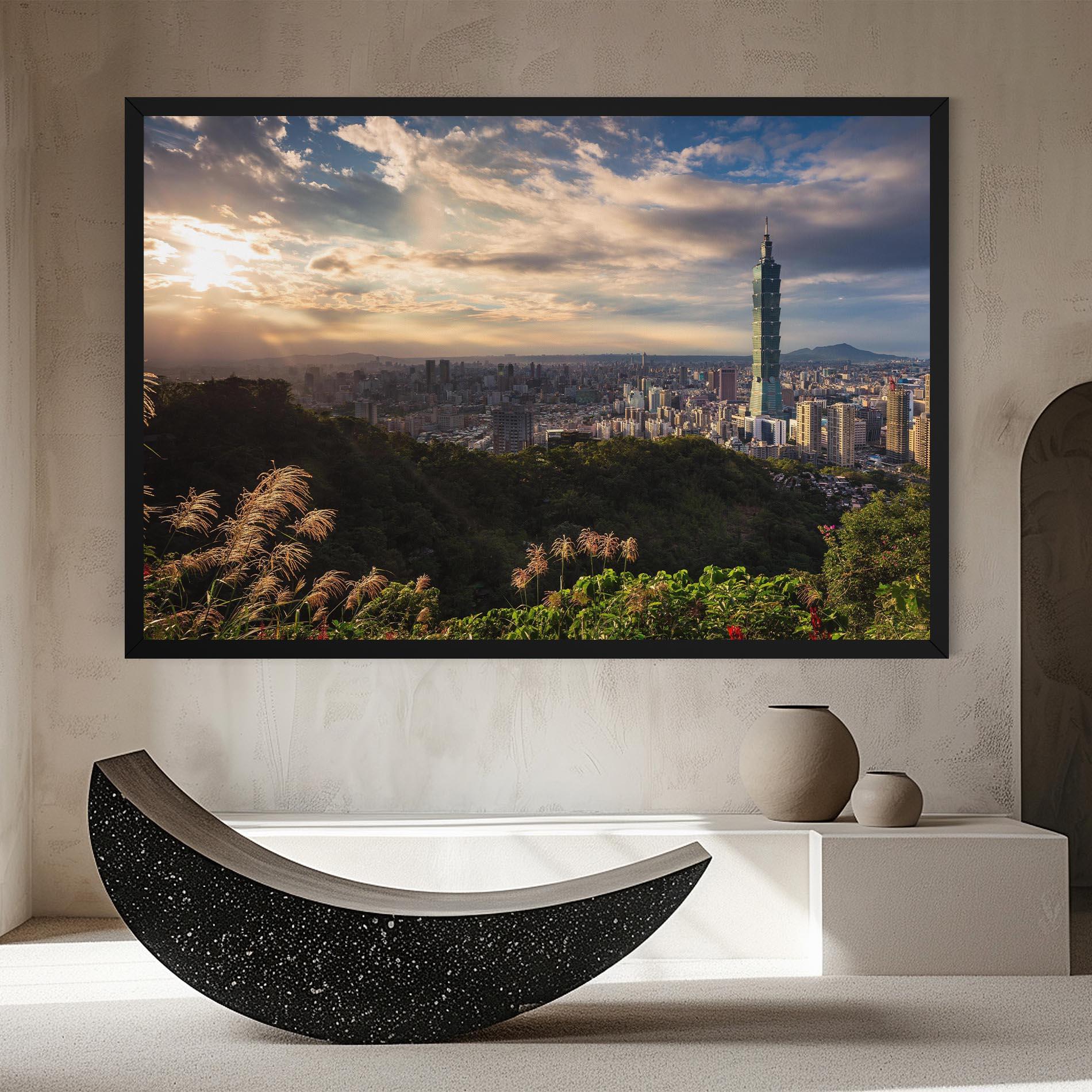 Tablou Canvas Big Building Daylight mockup 8