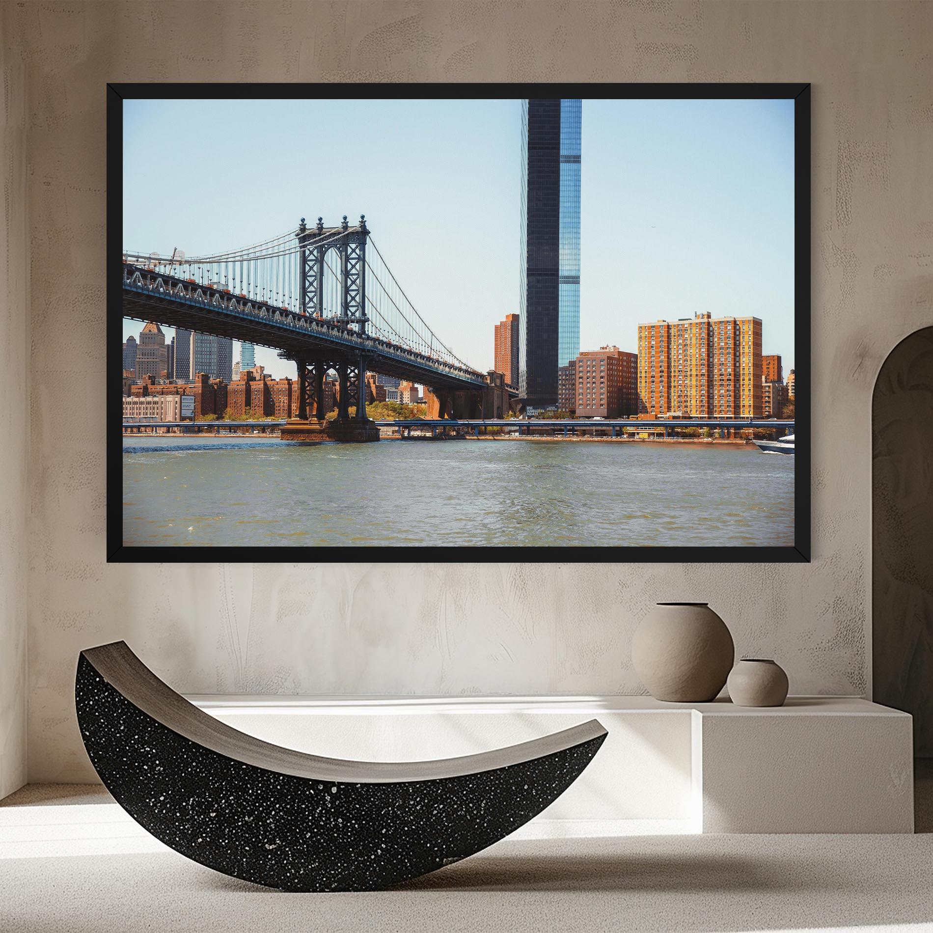 Tablou Canvas Big City Bridge mockup 8