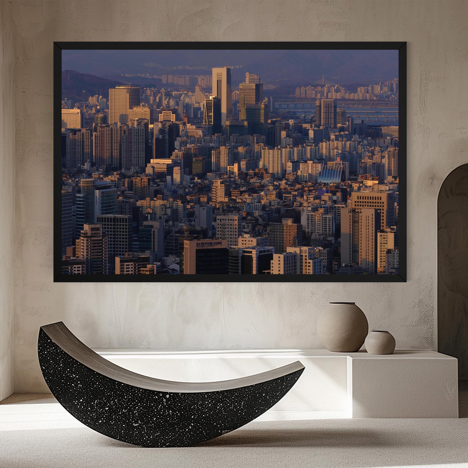 Tablou Canvas Big City mockup 8