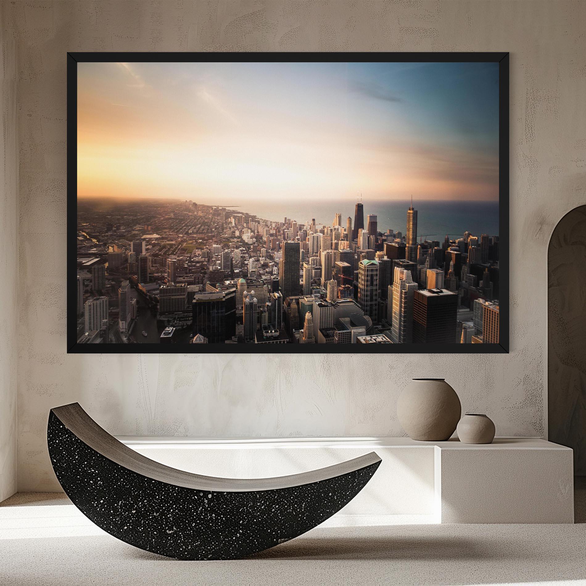 Tablou Canvas City Buildings mockup 8