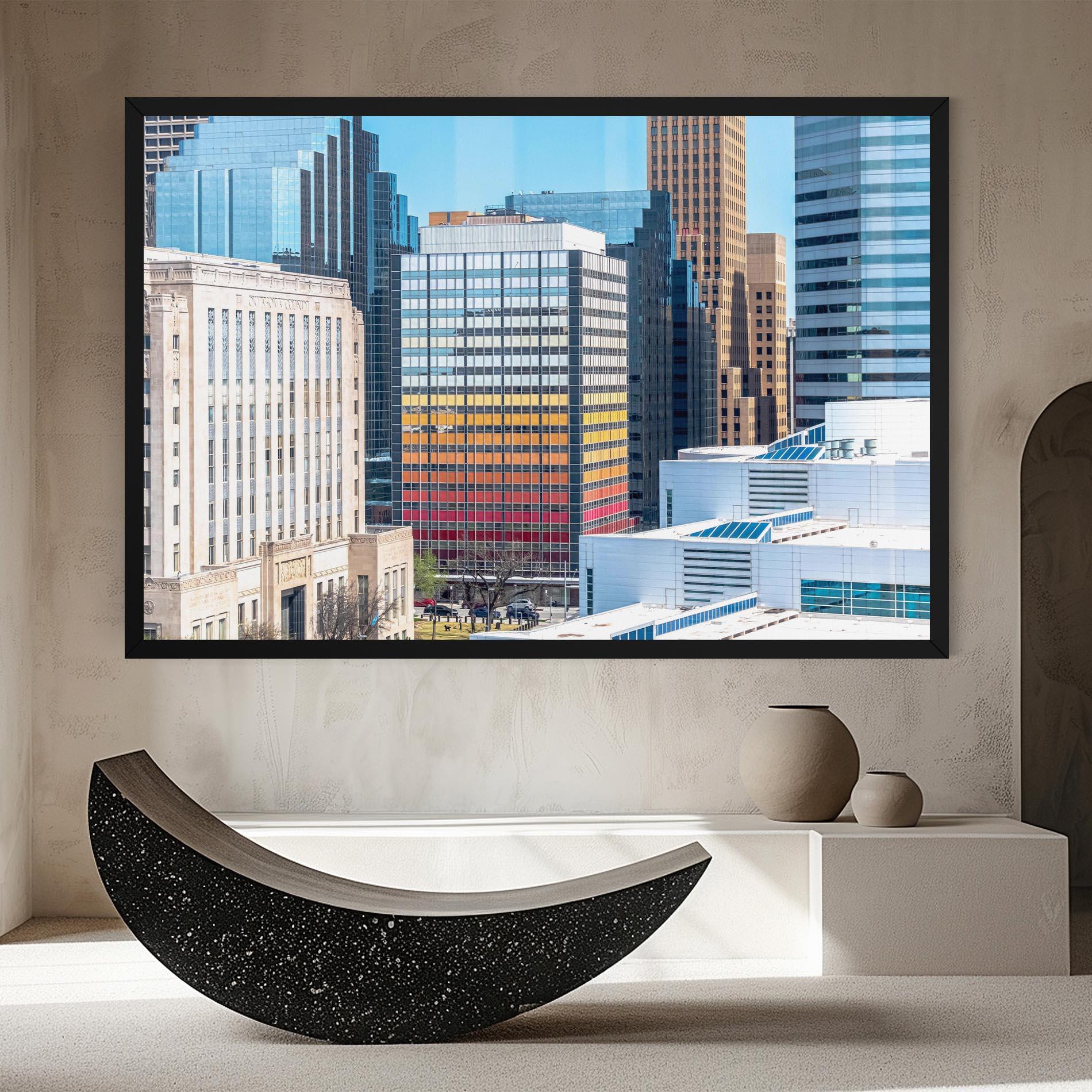 Tablou Canvas Colorful Urban Building mockup 8