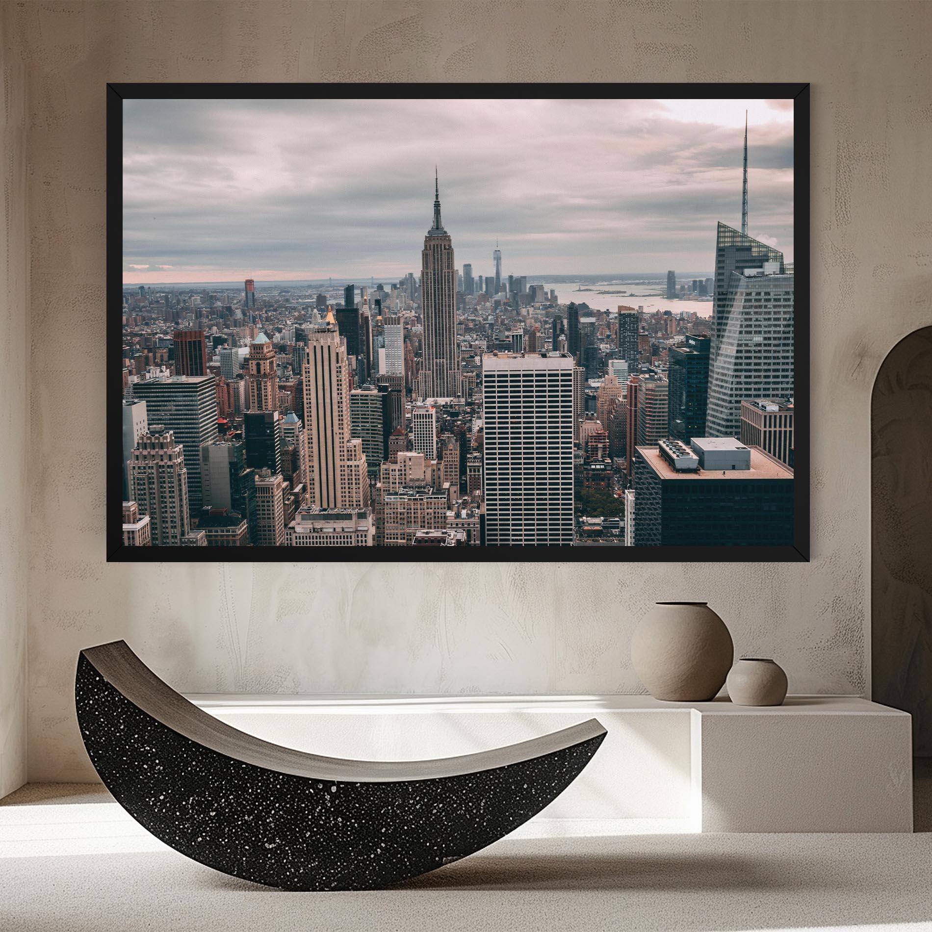 Tablou Canvas High View Building mockup 8