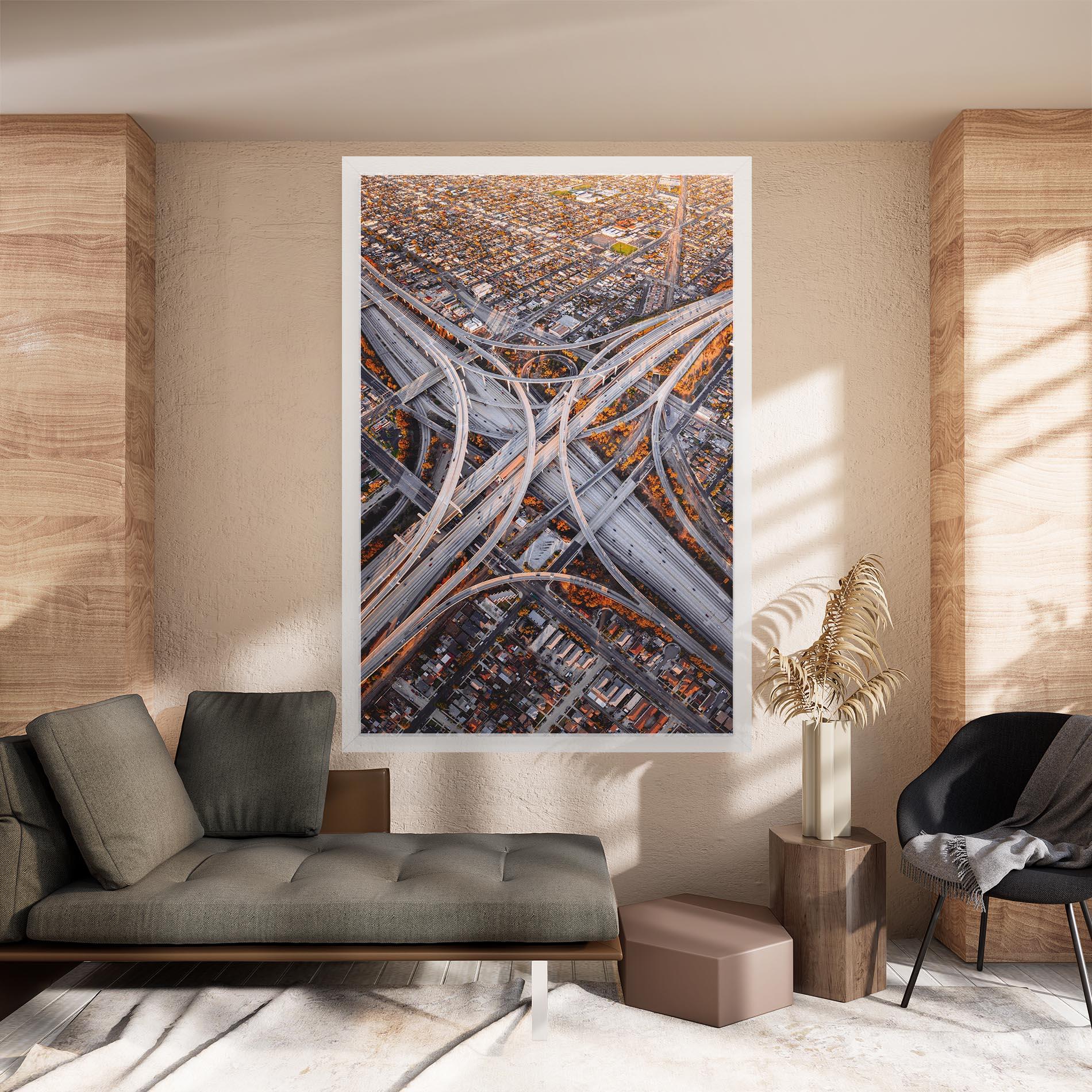 Tablou Canvas Big Road City mockup 8