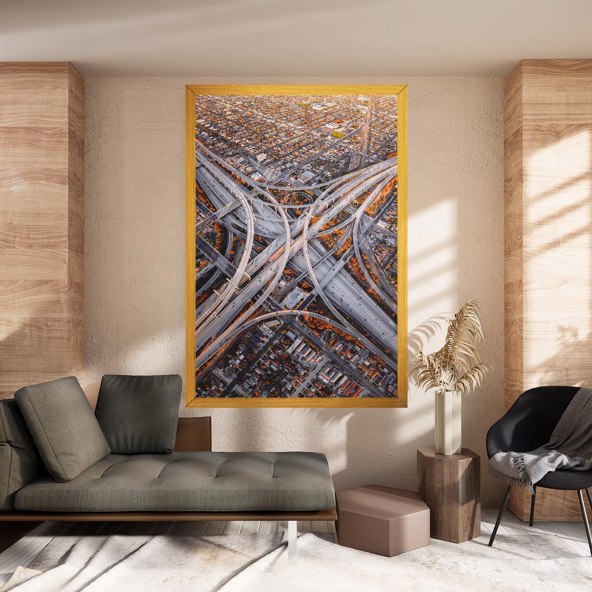 Tablou Canvas Big Road City mockup 8