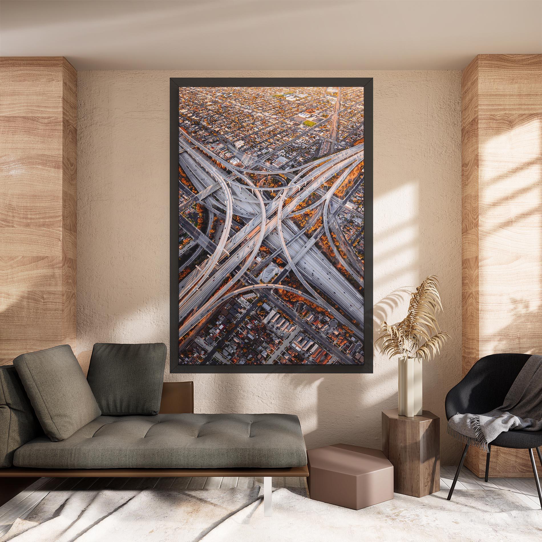 Tablou Canvas Big Road City mockup 8