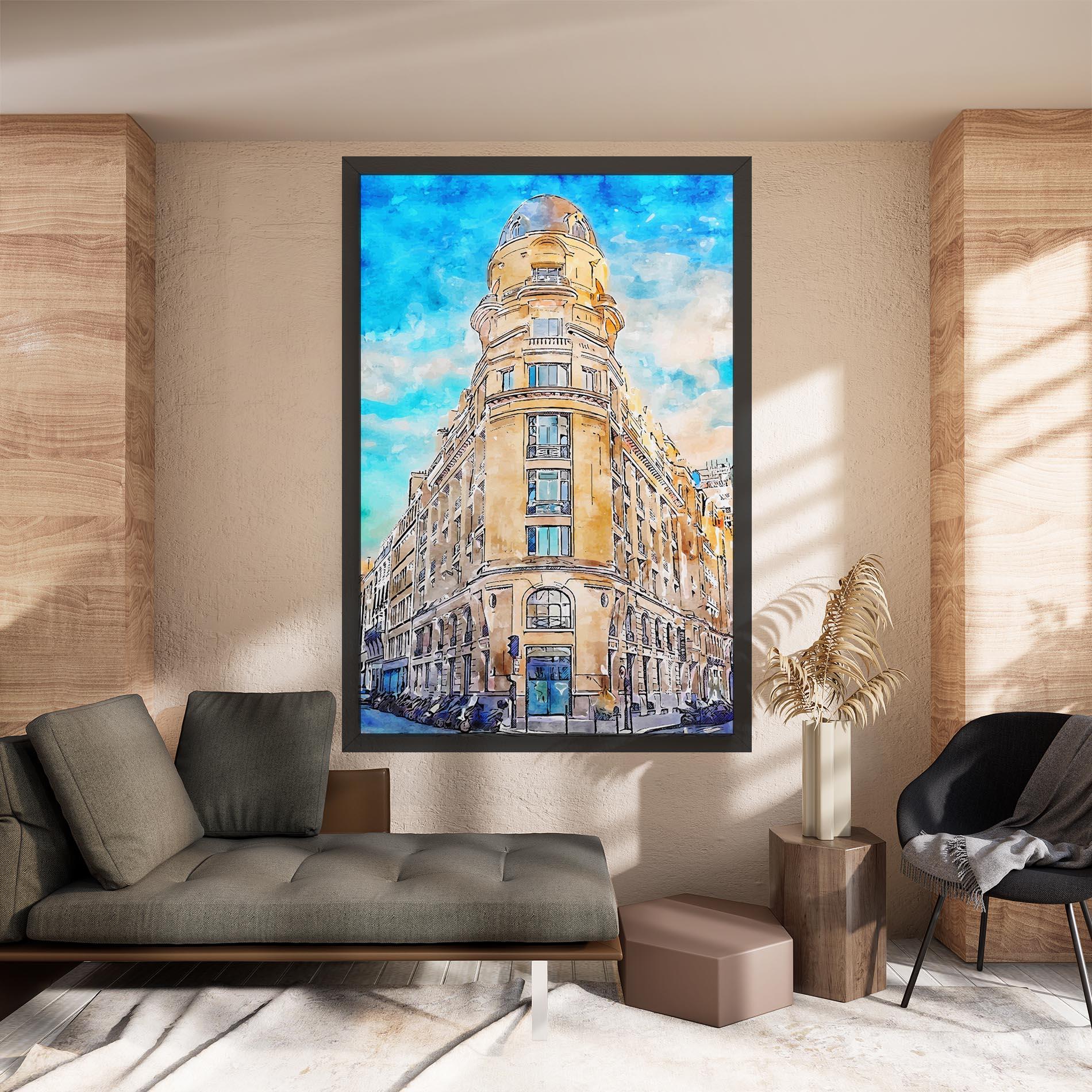 Tablou Canvas Paris Painting mockup 8