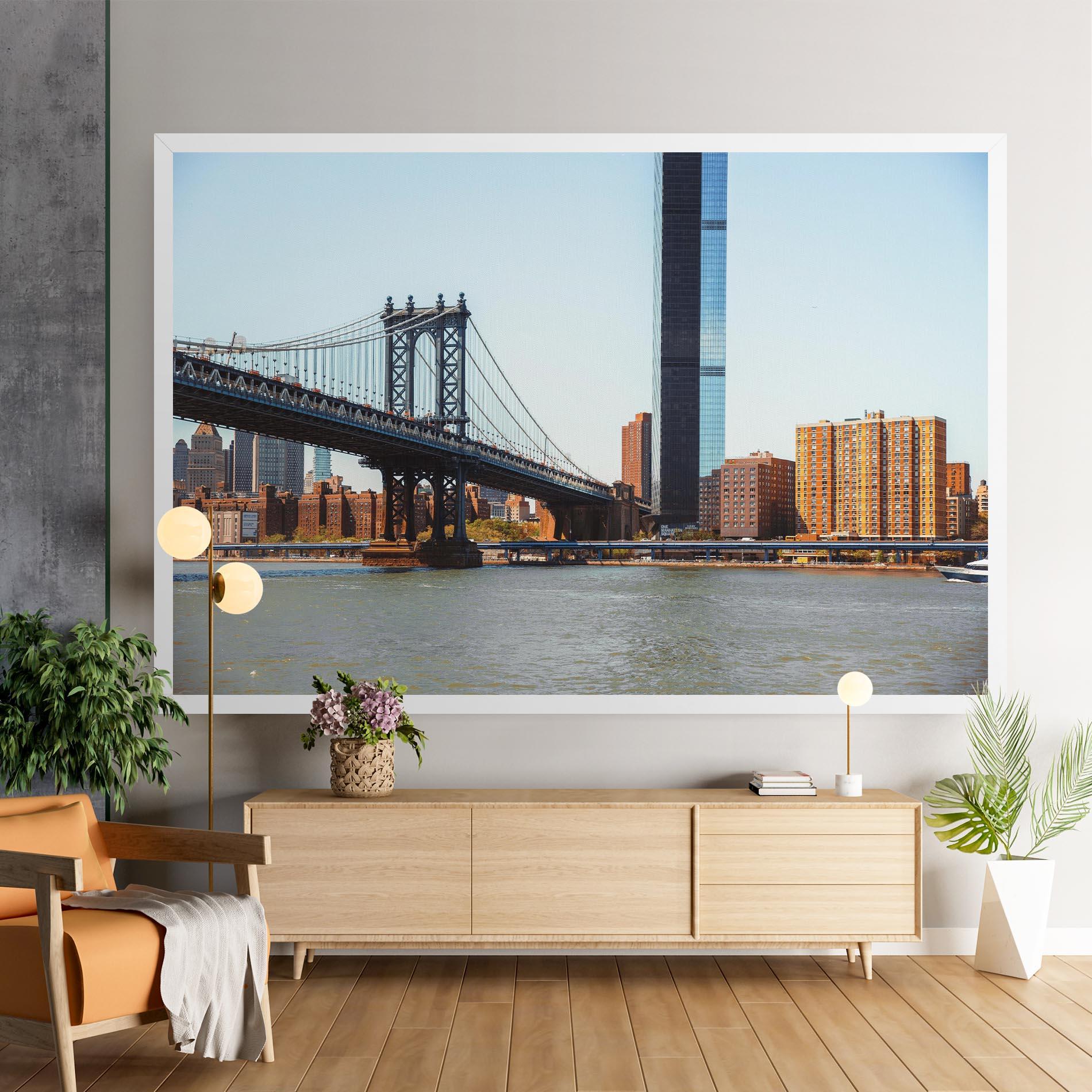 Tablou Canvas Big City Bridge mockup 9