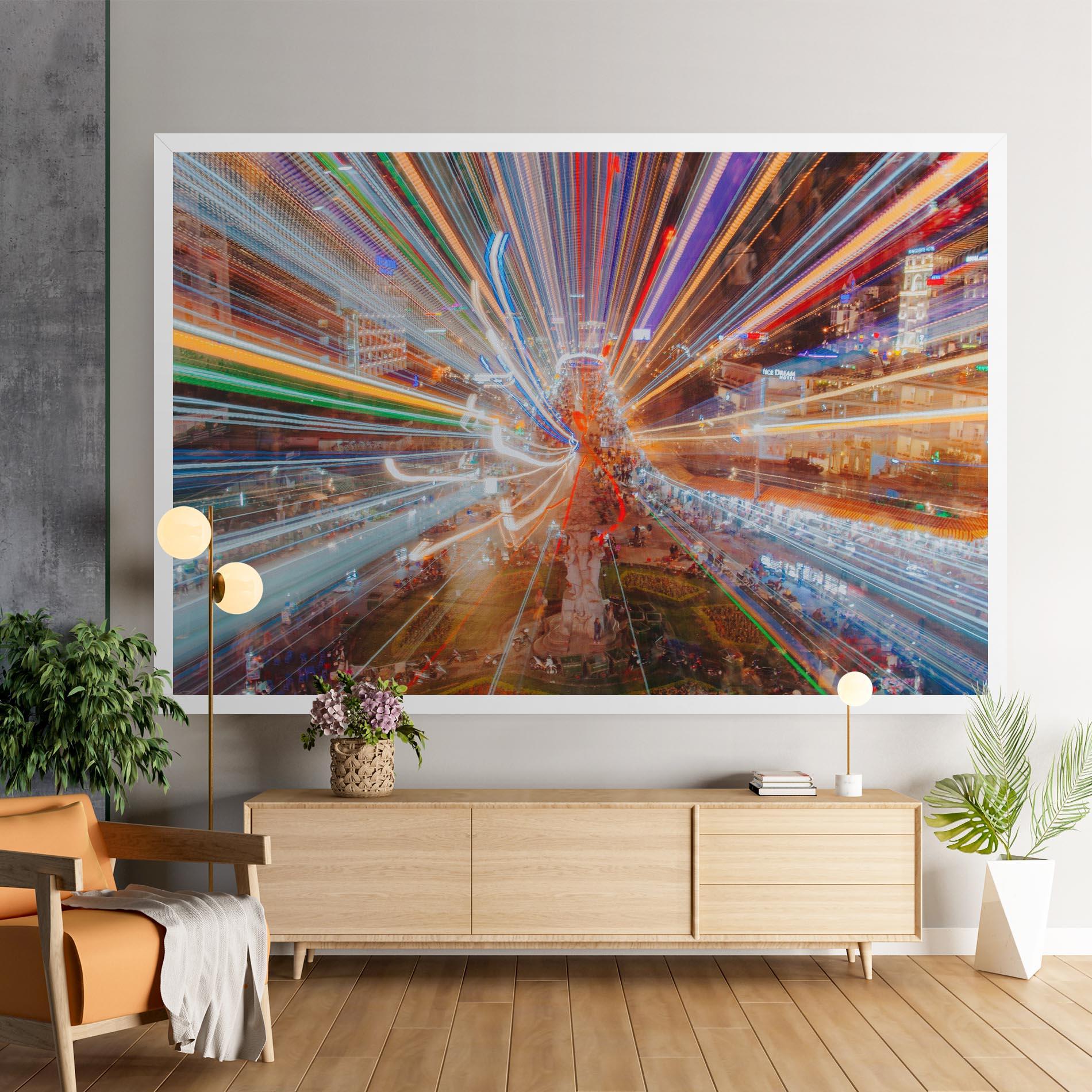 Tablou Canvas Colorful Light City mockup 9