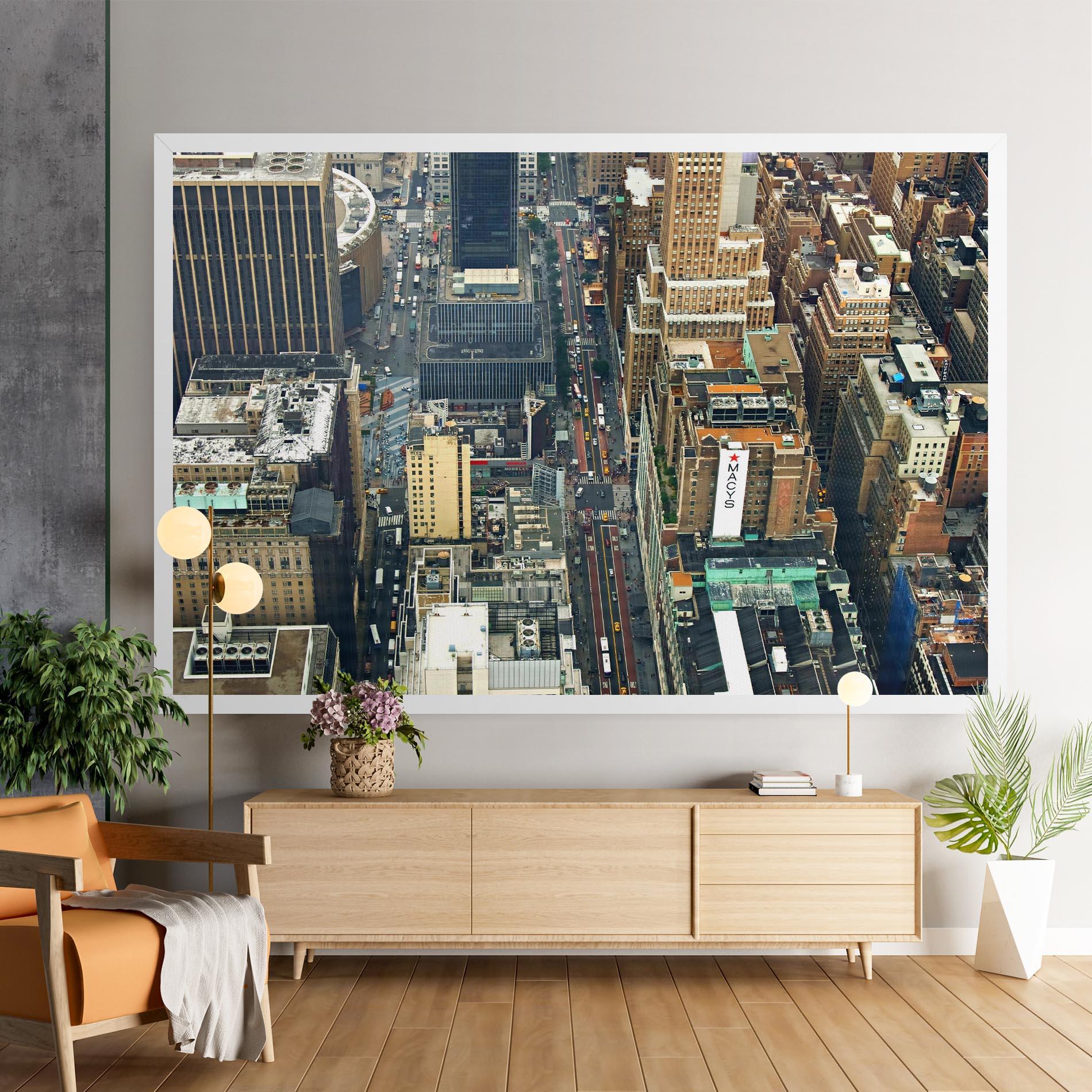 Tablou Canvas Cream Tall Building mockup 9