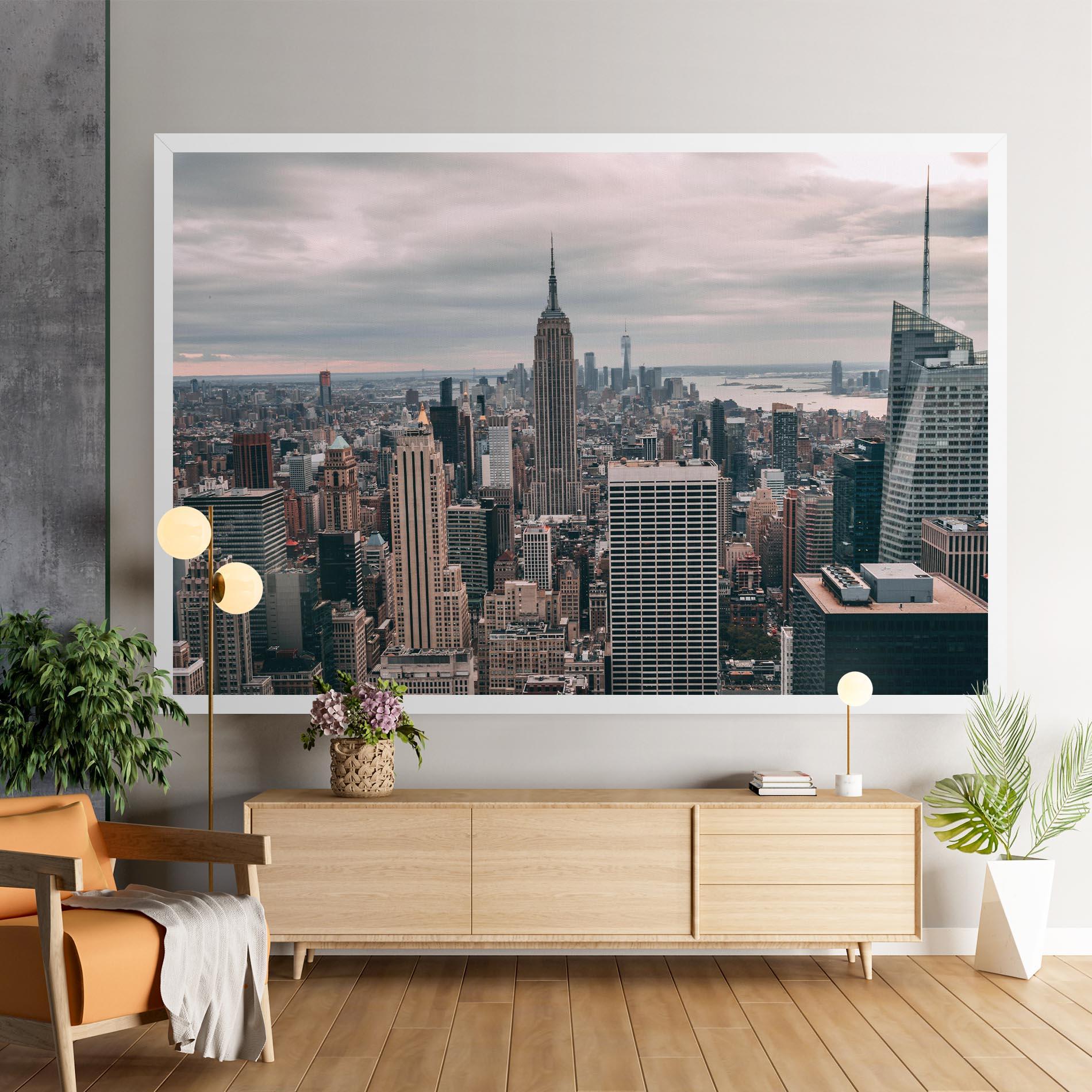 Tablou Canvas High View Building mockup 9
